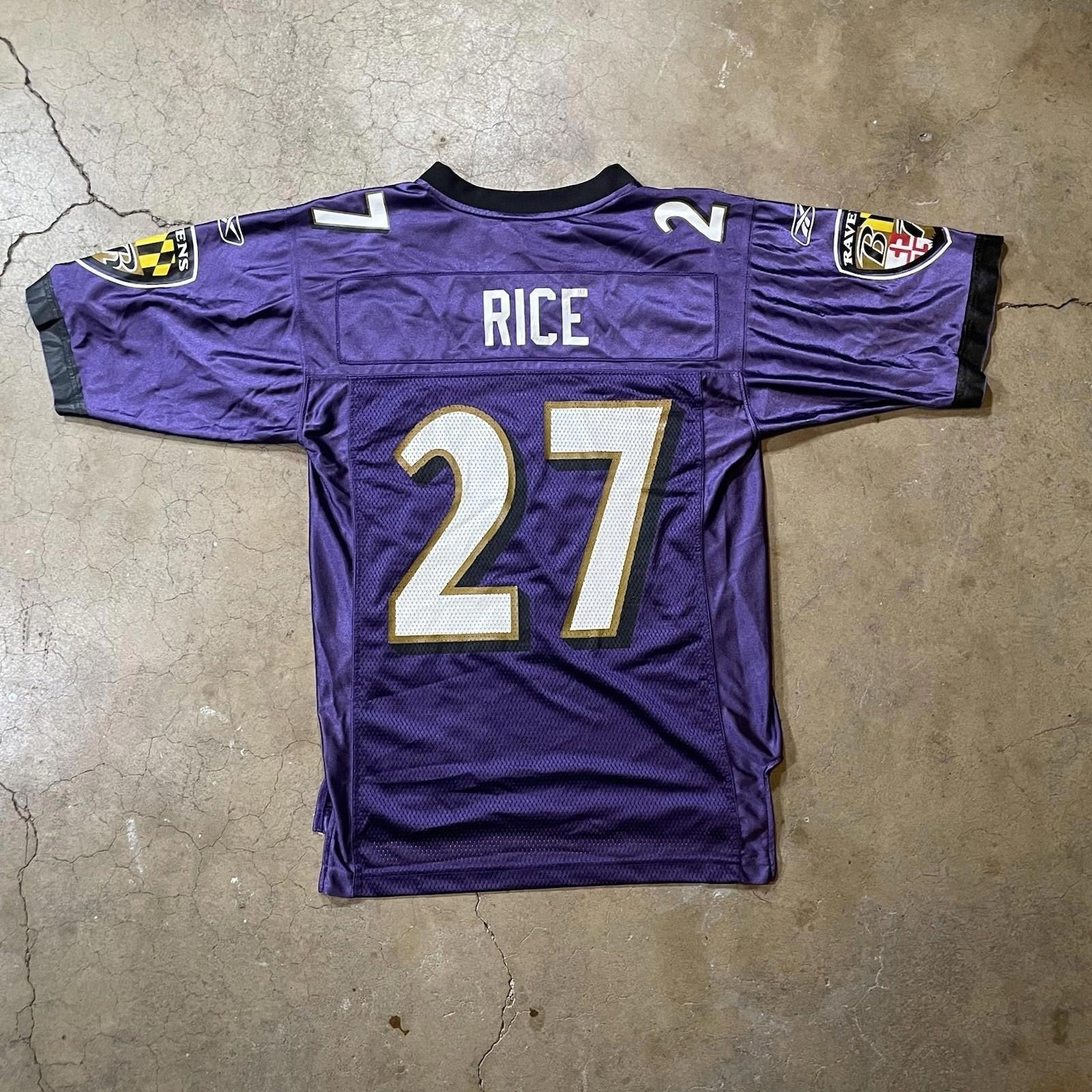 Baltimore Ravens Ray Rice #27 Reebok On Field Jersey Small