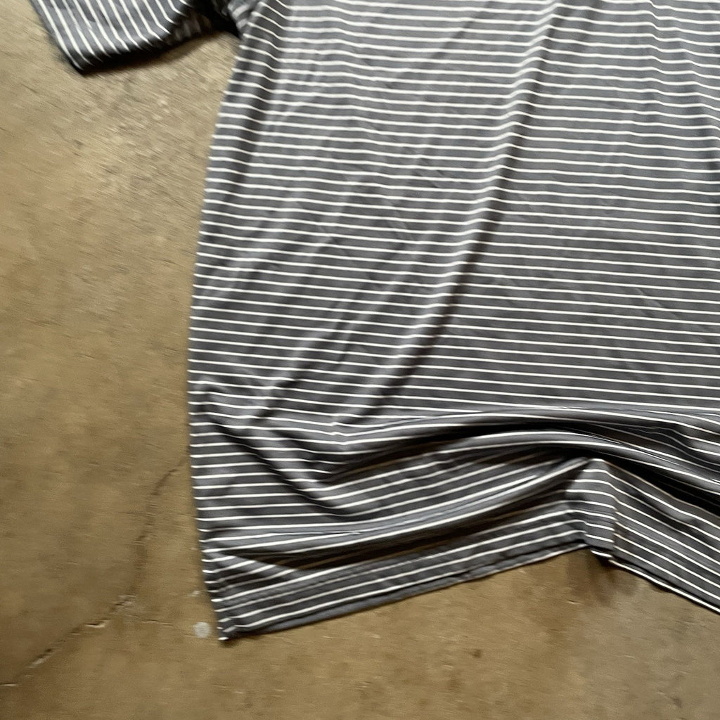 Oklahoma State Shirt Mens M Russell Athletic Striped Polo