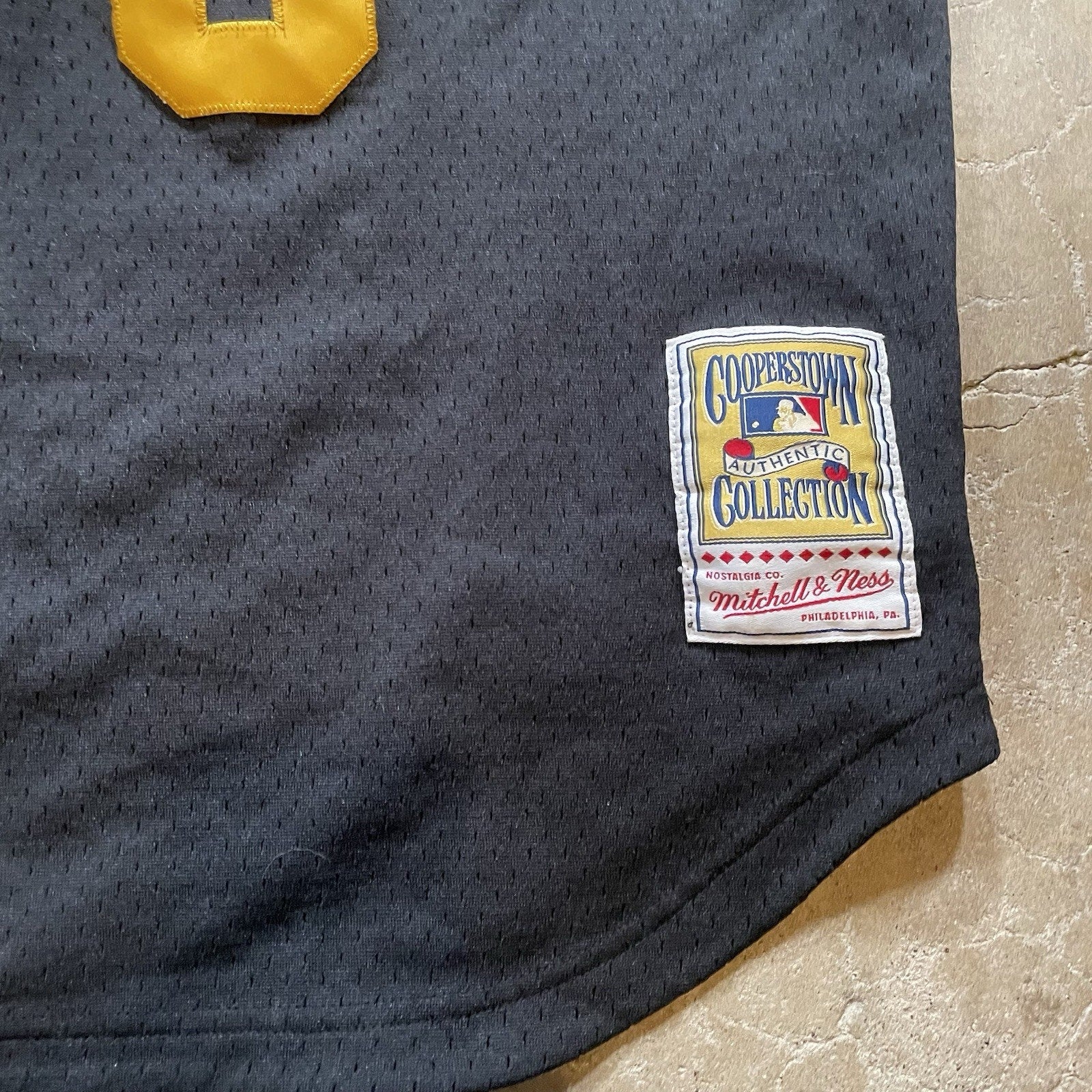 Willie Stargell Pittsburgh Pirates Jersey Mens L Black Mitchell & Ness