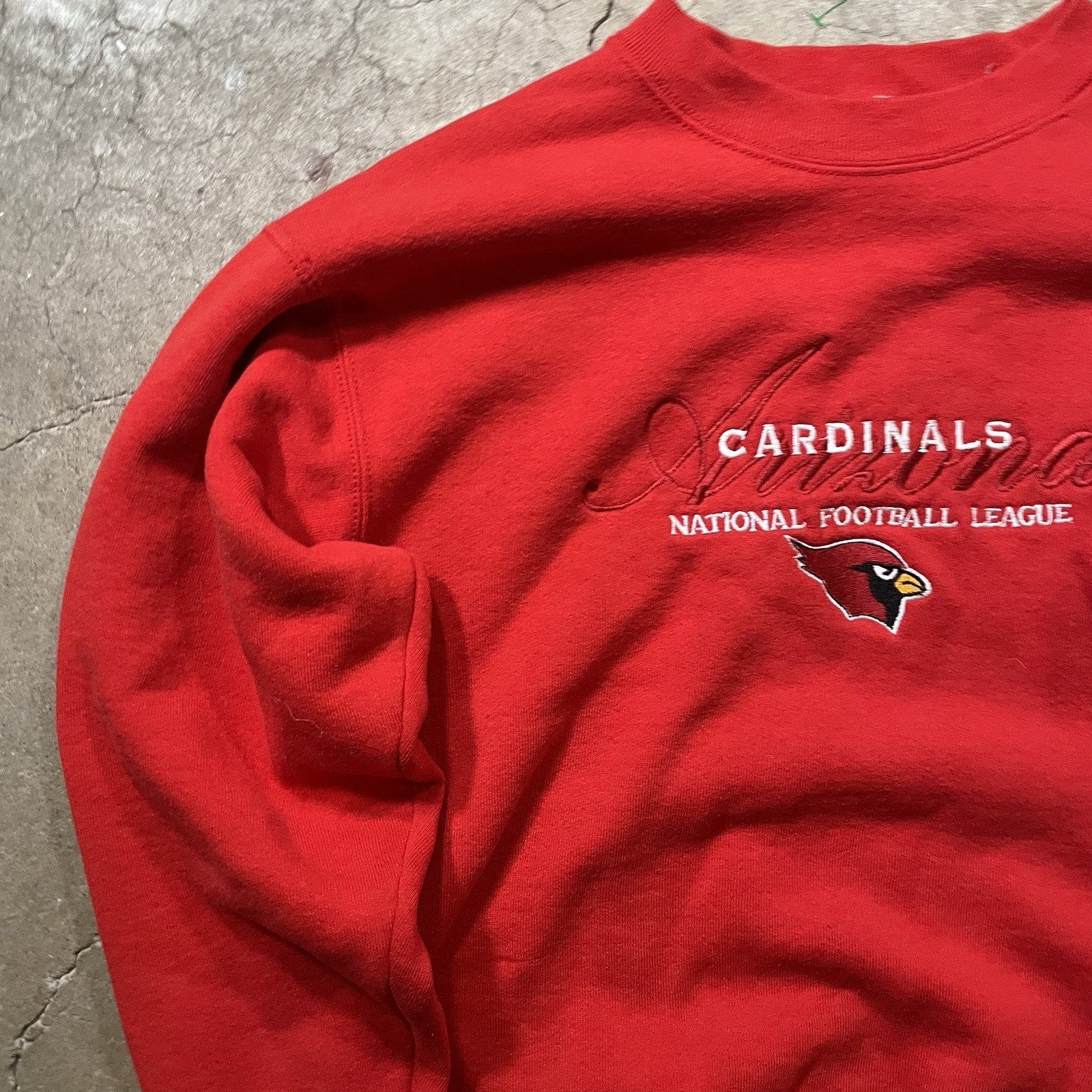 Vintage Arizona Cardinals Sweatshirt Medium Red 90s Pullover