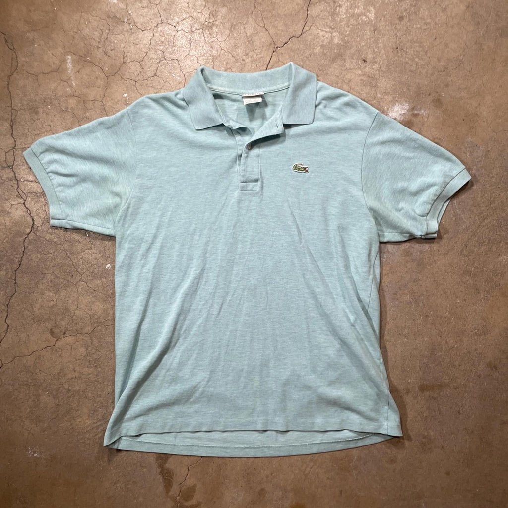 Lacoste Polo Shirt Mens L Blue Tennis Sports Golf Rugby
