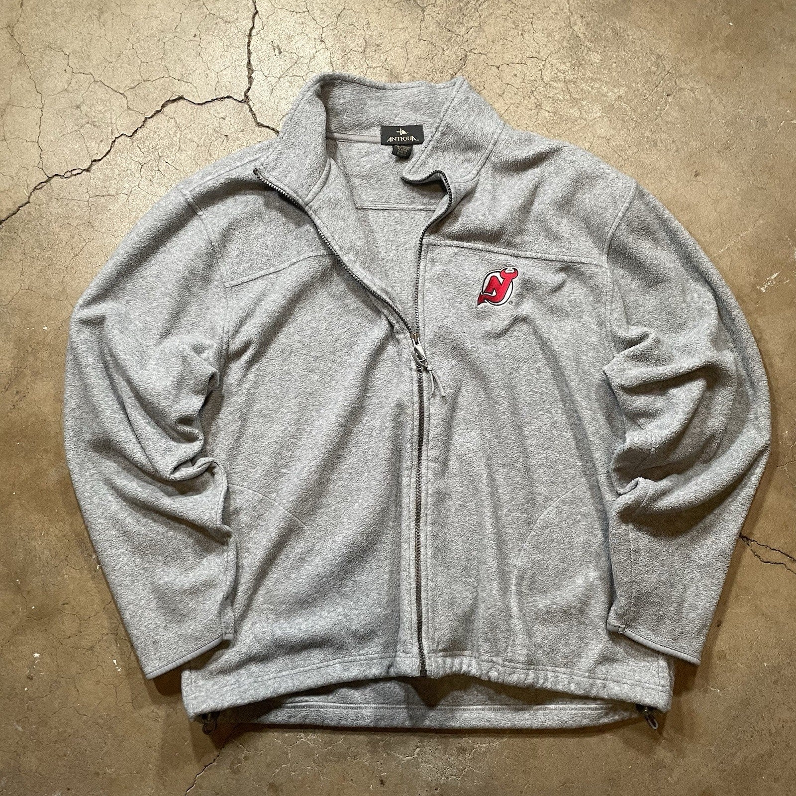 New Jersey Devils Sweater Mens XL Black NHL Quarter Zip