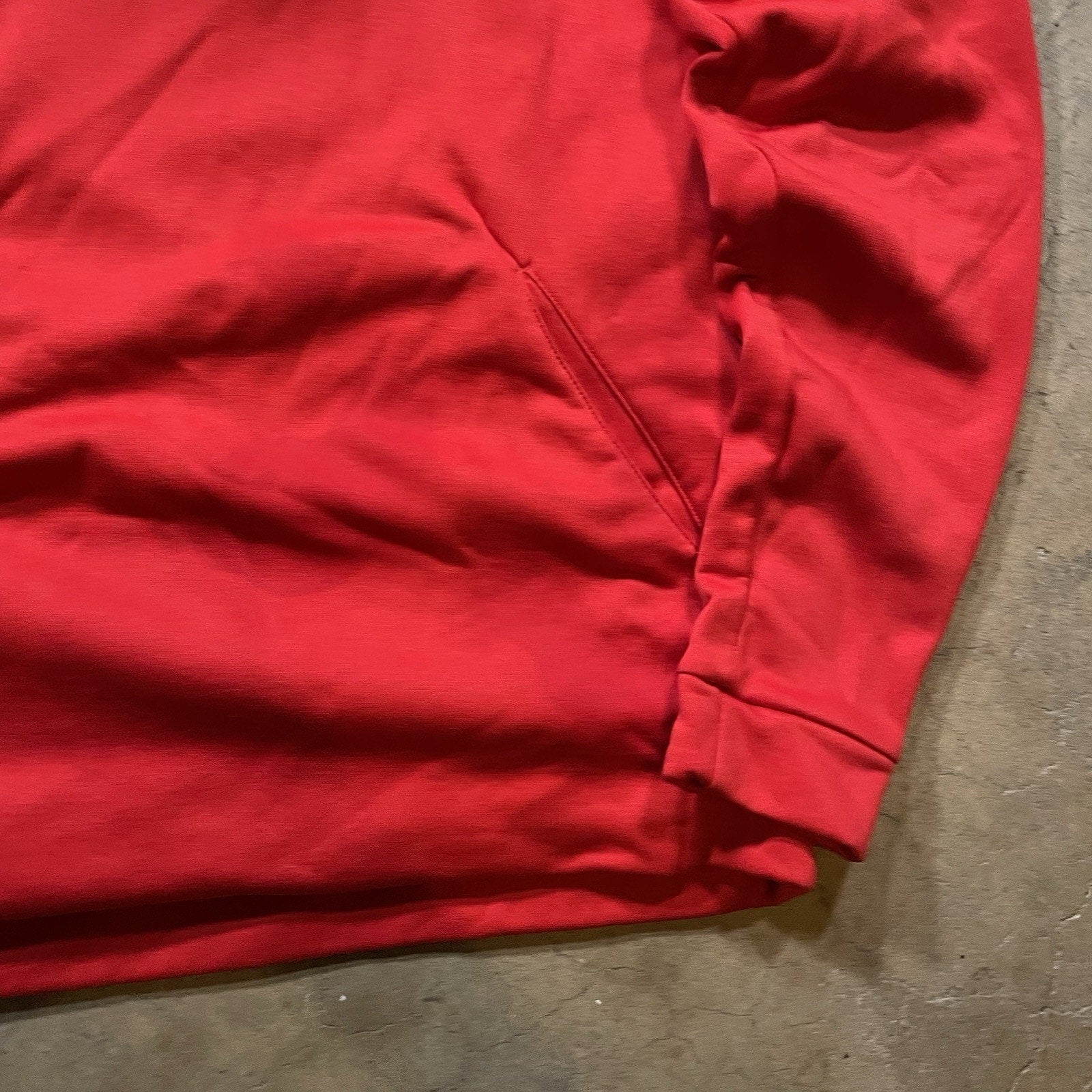 SMU Hoodie Adult Size Large Mustangs Sweatshirt Red Nike