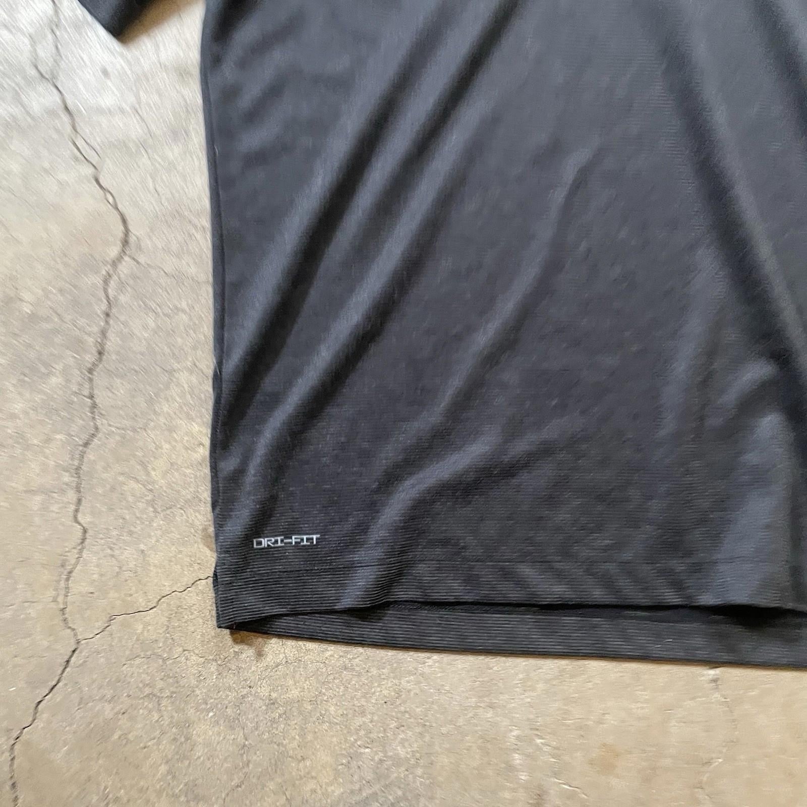 Oregon State Beavers Mens Medium Black Nike Polo Dri-Fit