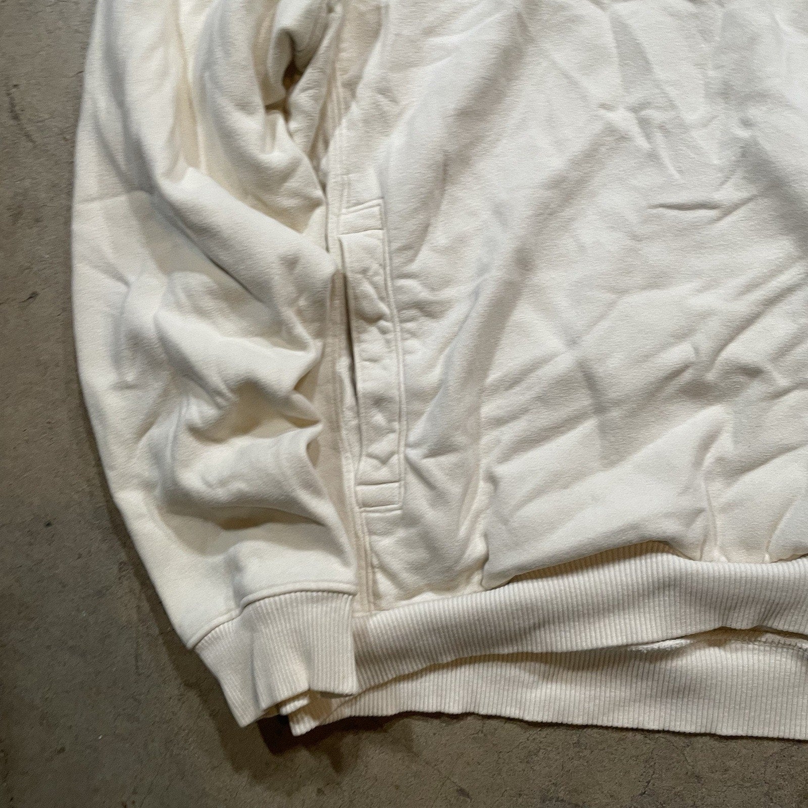 Arkansas Razorbacks Hoodie Mens Medium Tan College Football Quarter Zip