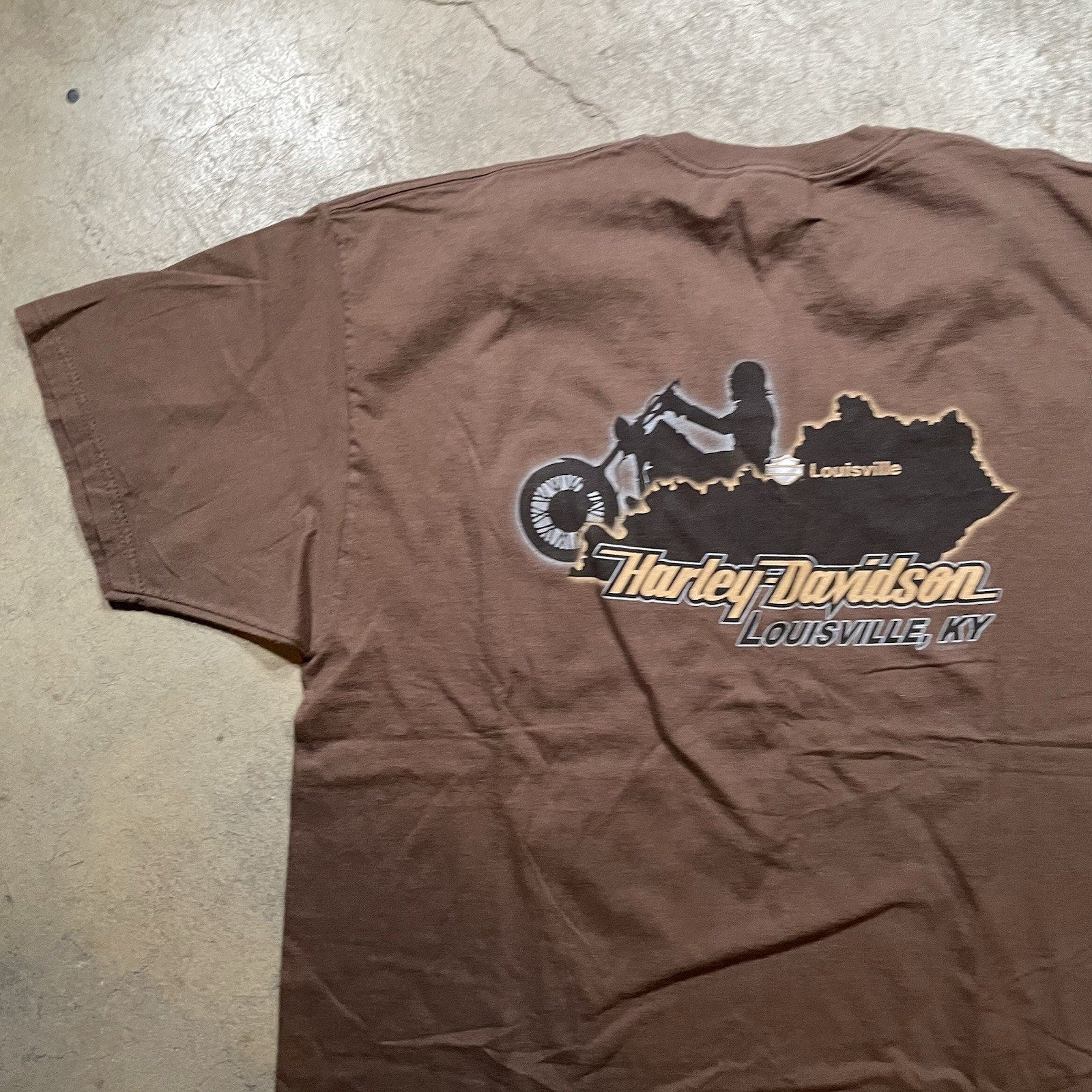 Harley Davidson T-Shirt 2XL Biker 2 Sided