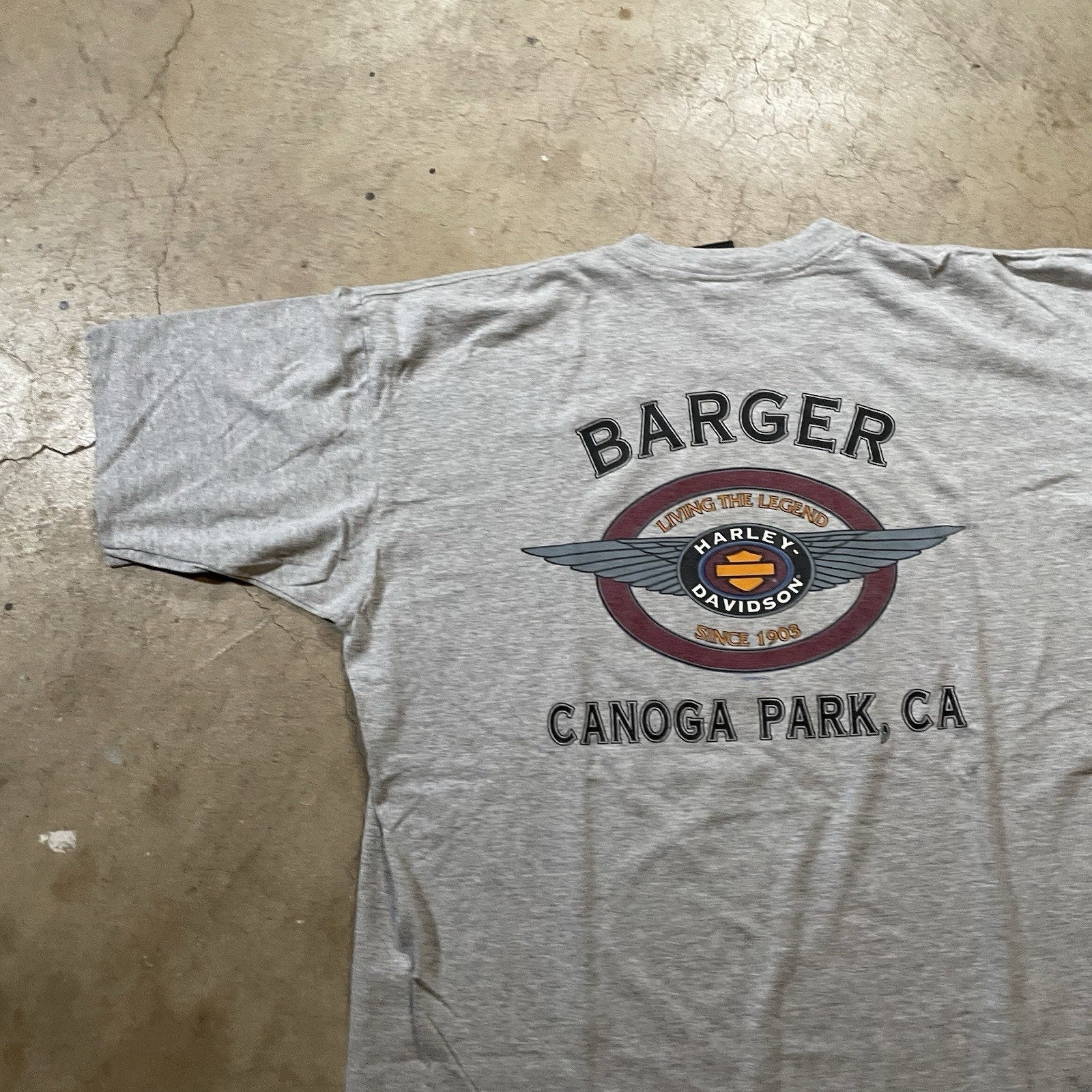 Vintage Harley Davidson Motorcycles T Shirt Size 2XL Ohio