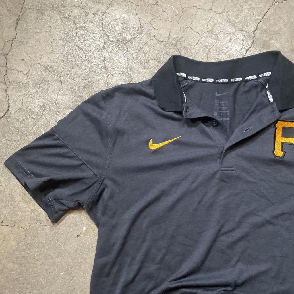Nike Baseball Pittsburgh Pirates Polo M Dri Fit Black