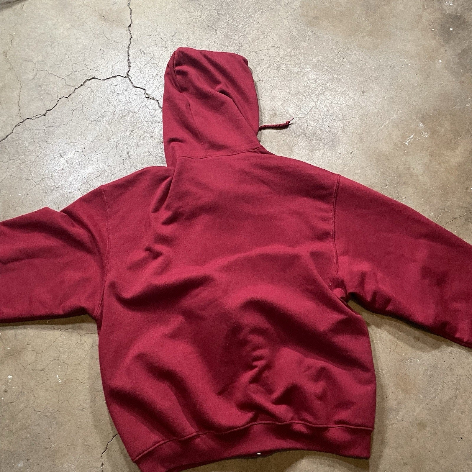 Vintage USC Trojans Russell Apparel Y2K Hoodie Adult Size L Embroidered