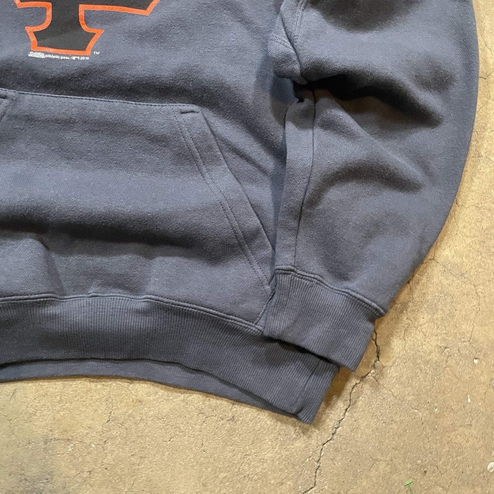 San Francisco Giants 2015 Stitches Pullover Men's Hoodie Grey Large