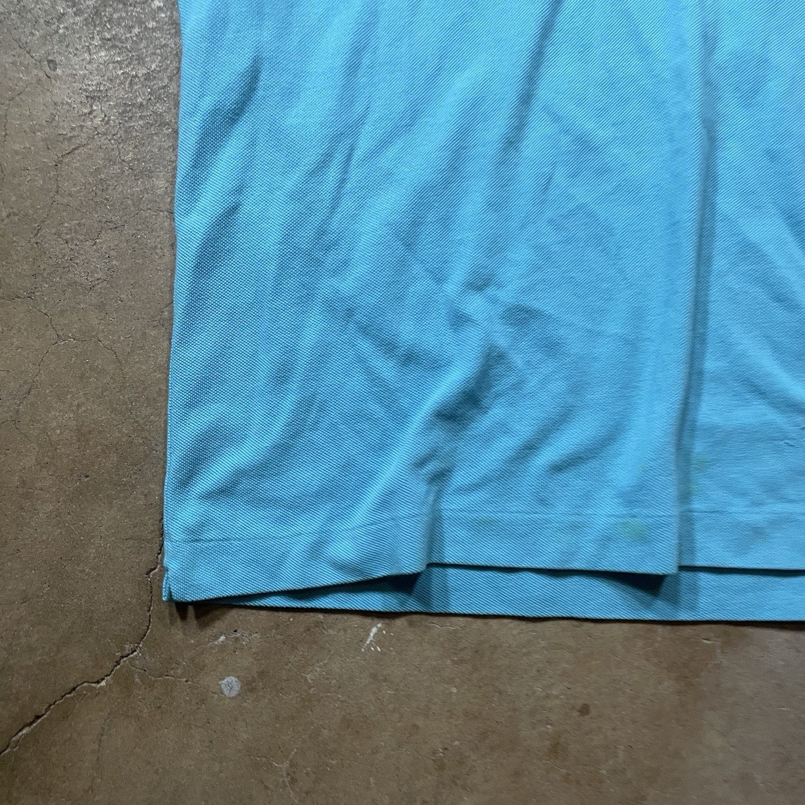 Lacoste Polo Shirt Mens M Blue Tennis Sports Golf Rugby