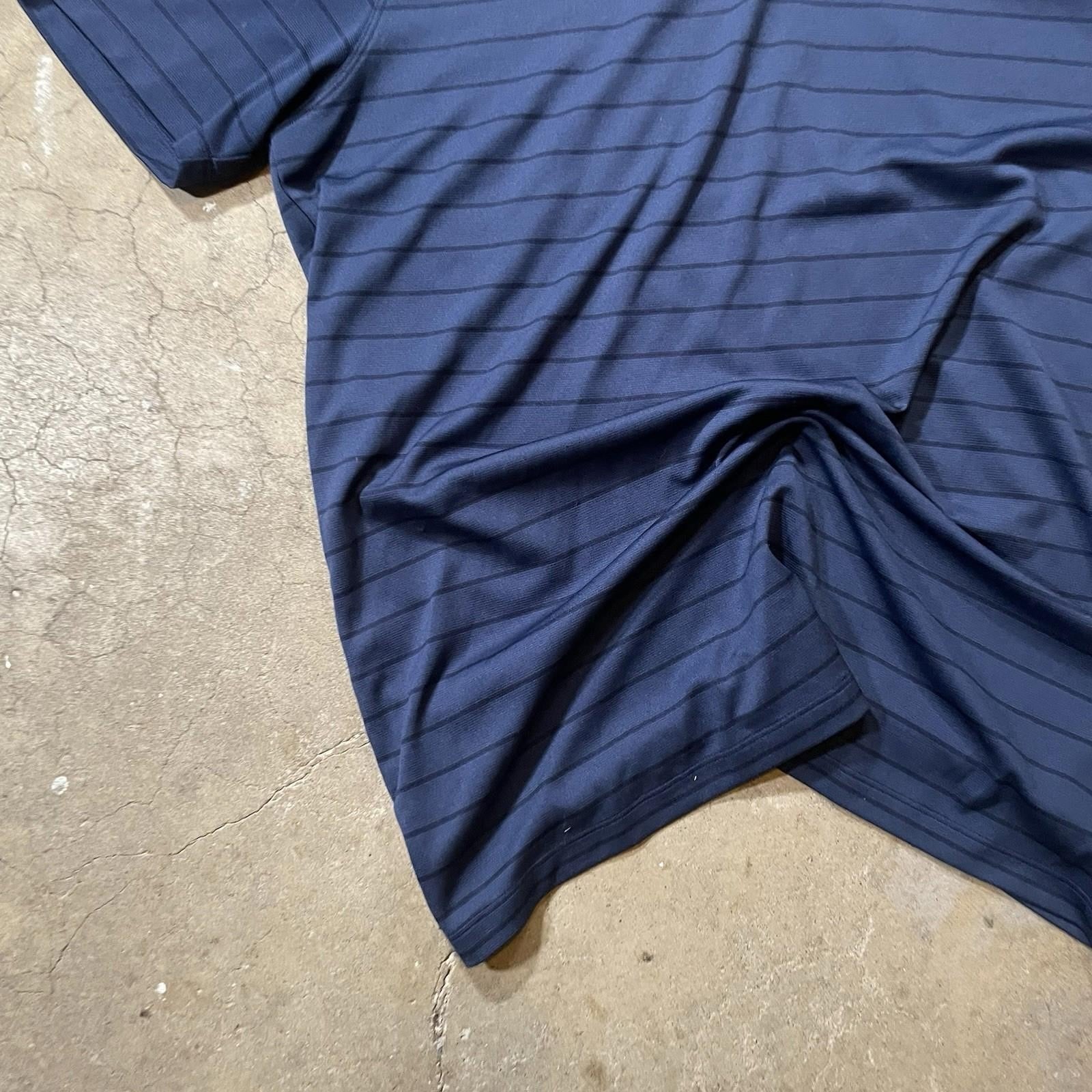 Nike MLB Boston Red Sox Men's Polo Shirt Navy Blue Size L Dri-Fit