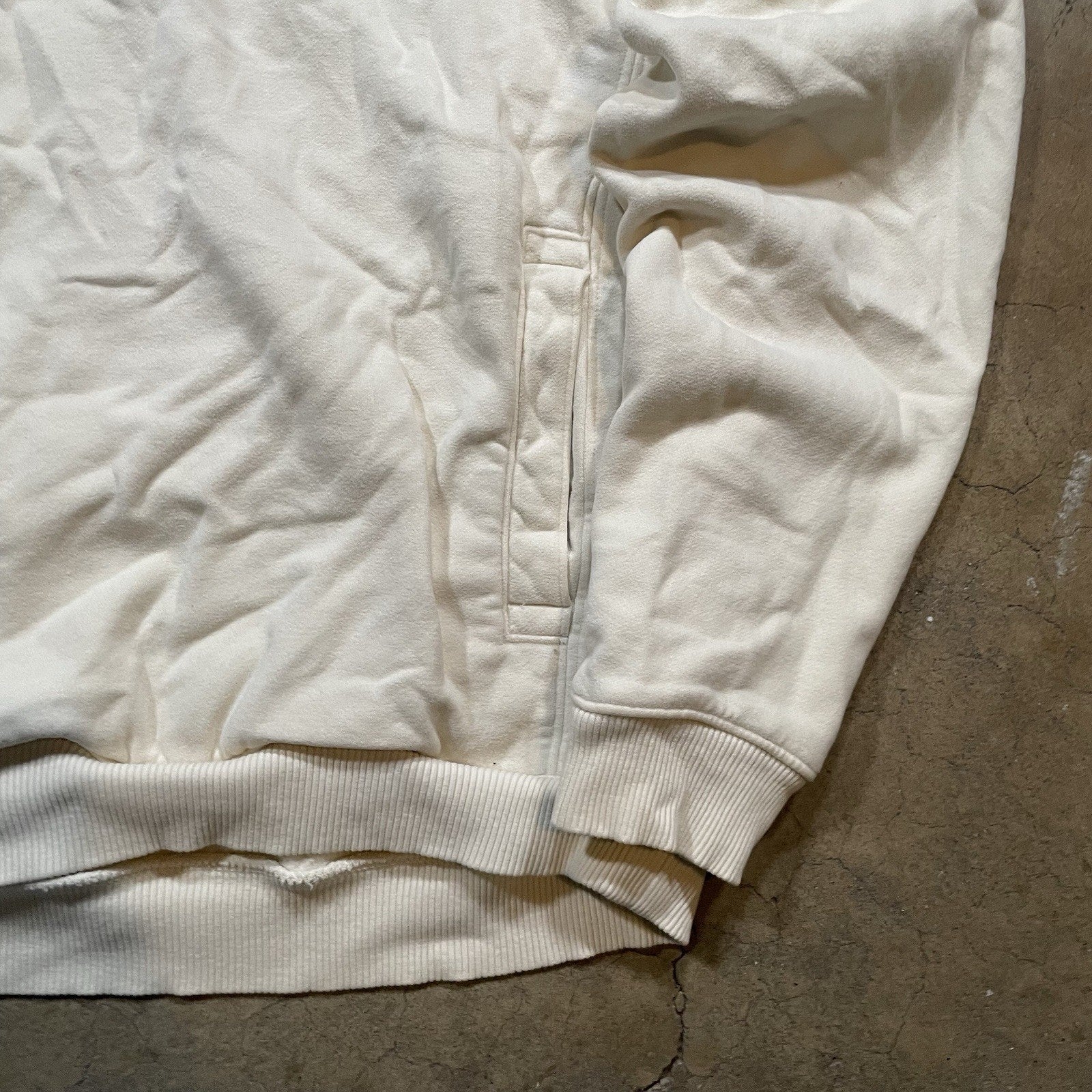 Arkansas Razorbacks Hoodie Mens Medium Tan College Football Quarter Zip