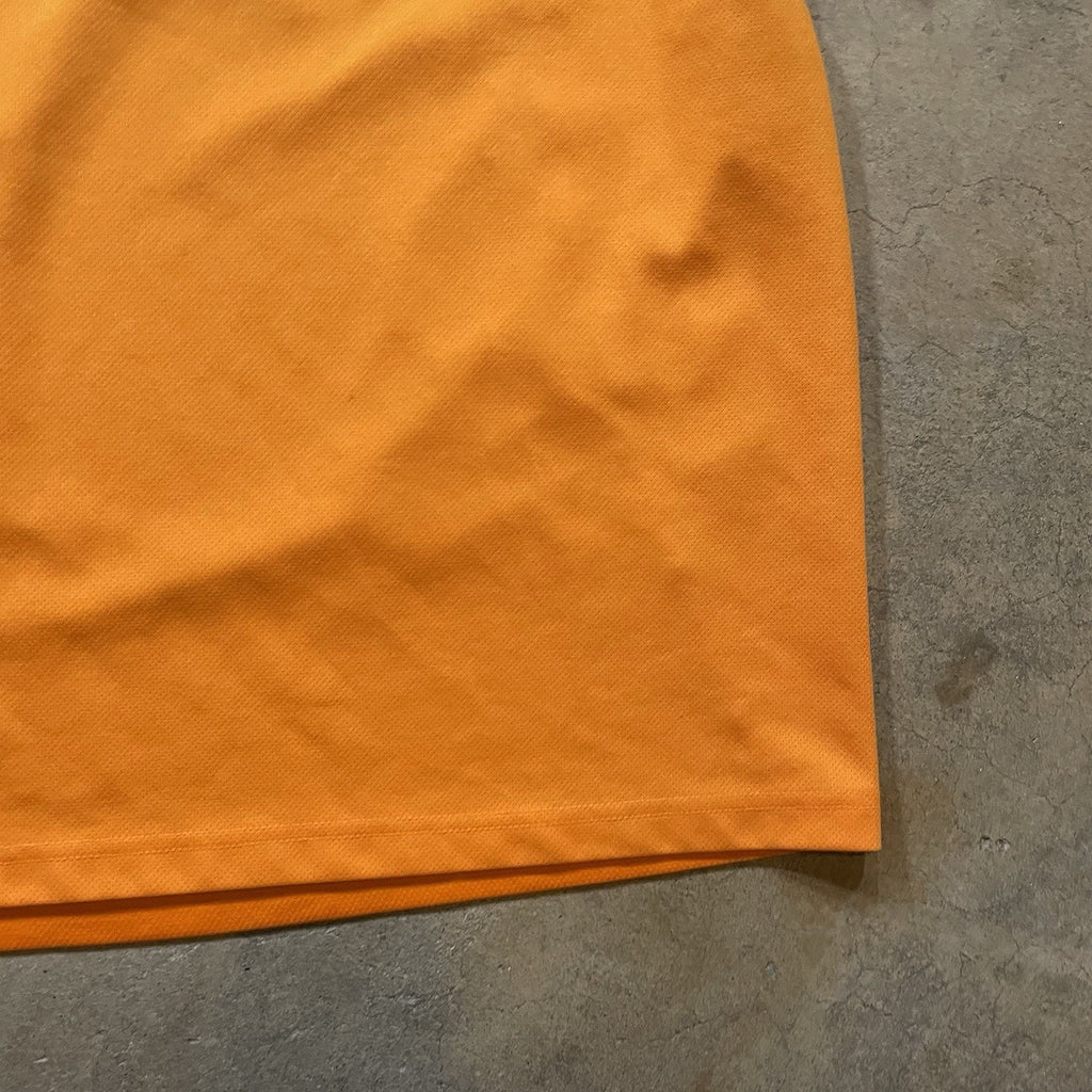 Adidas Climalite Scorch Polo Shirt Mens XL Orange Tennessee