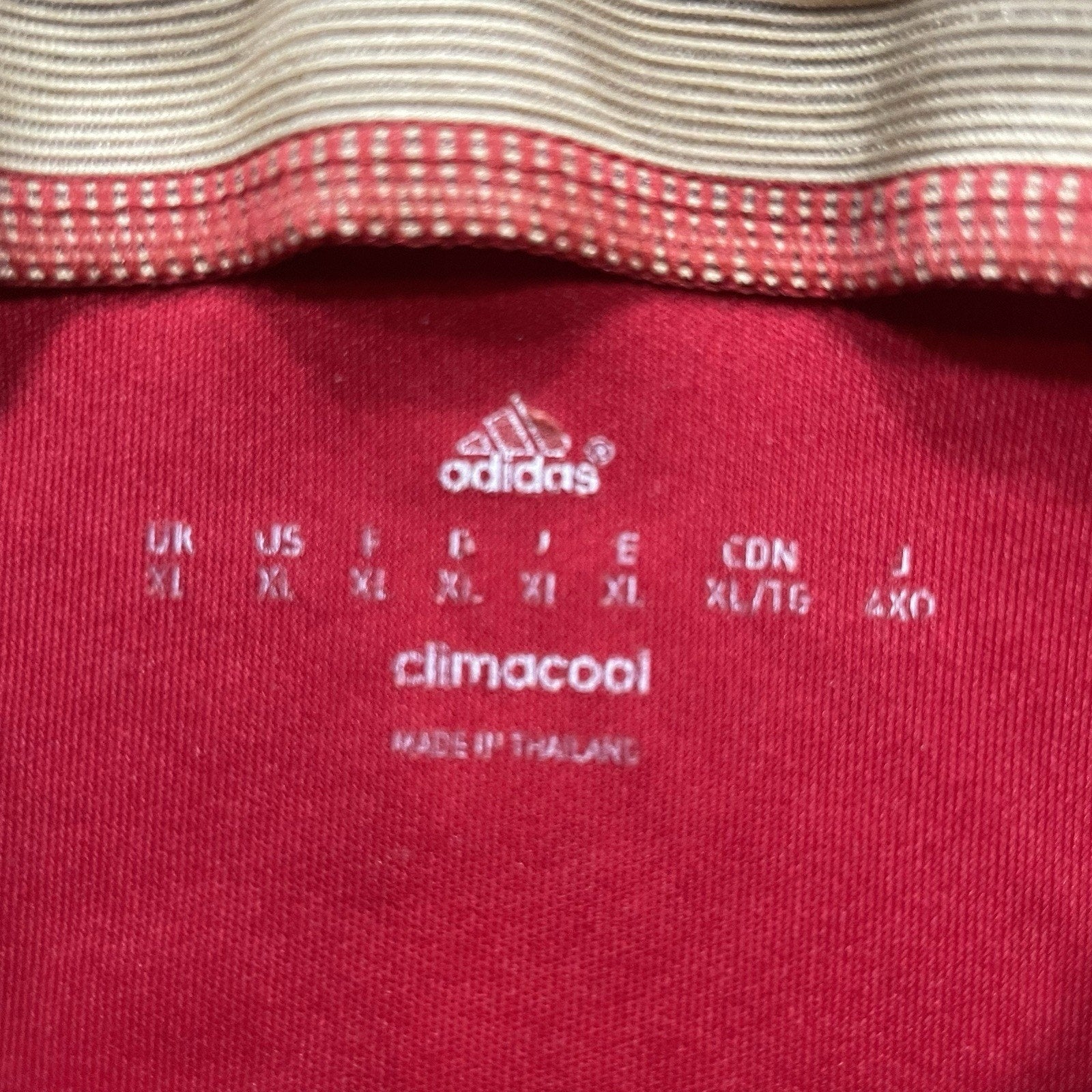 Spain National Team 2014/15 Adidas Home Soccer Jersey XL