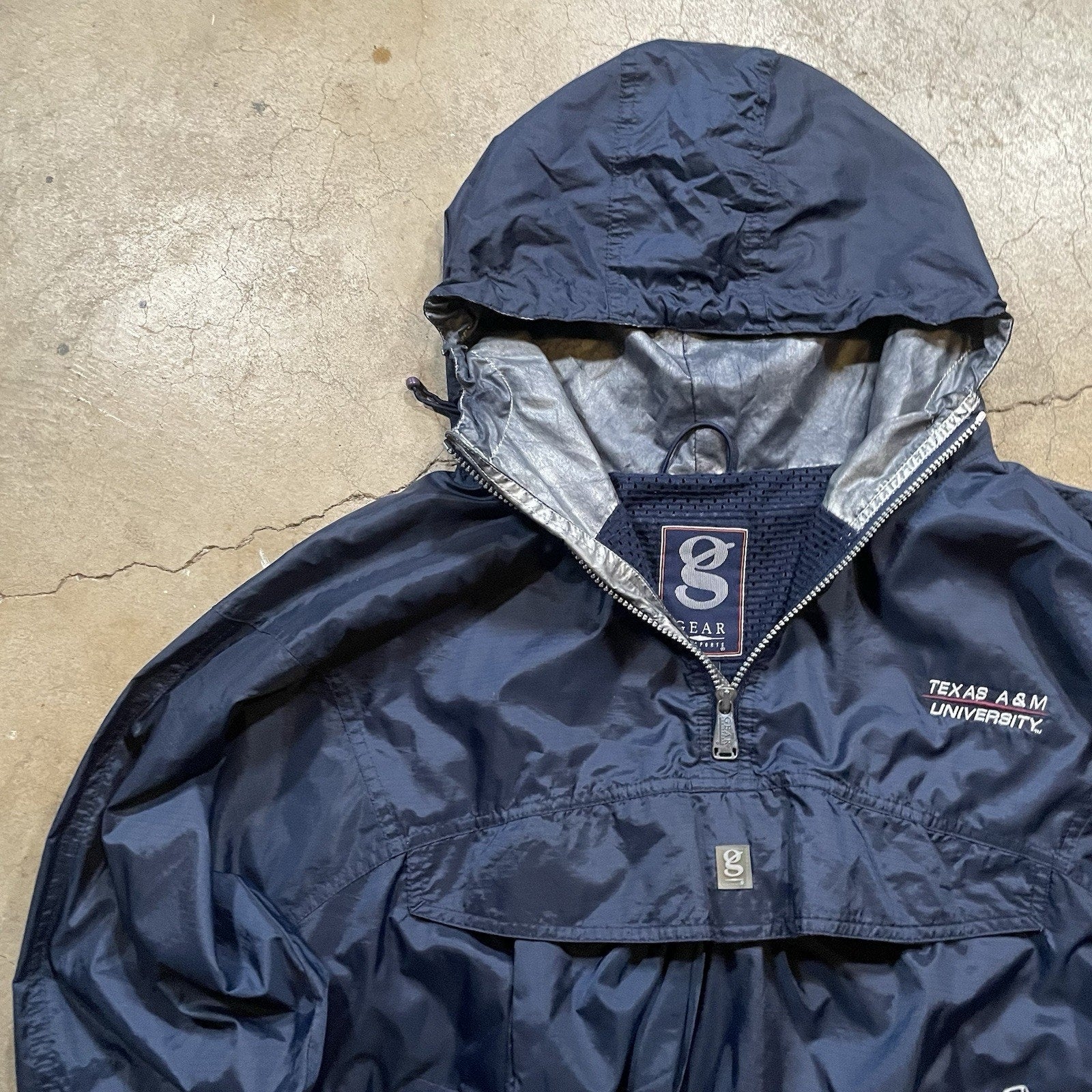 Texas A&M Windbreaker Jacket Mens S Full-Zip Streetwear