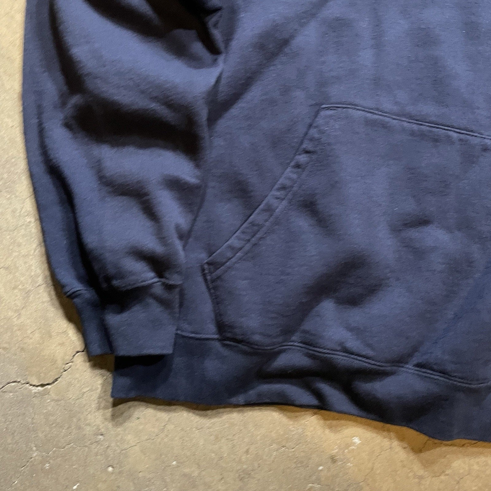 Reebok NFL Patriots Hoodie Men’s L Pullover Navy Sweatshirt