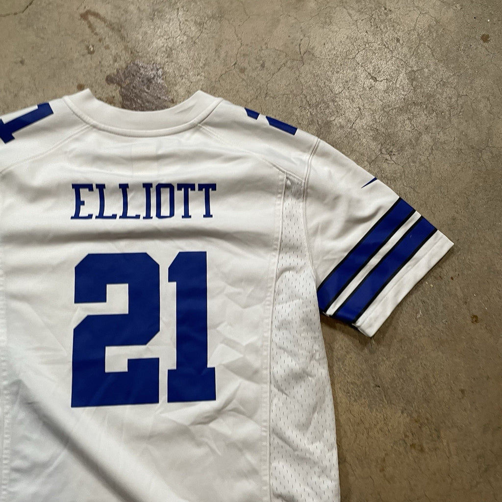 Dallas Cowboys Ezekiel Elliott Nike On Field NFL #21 Sewn Jersey L