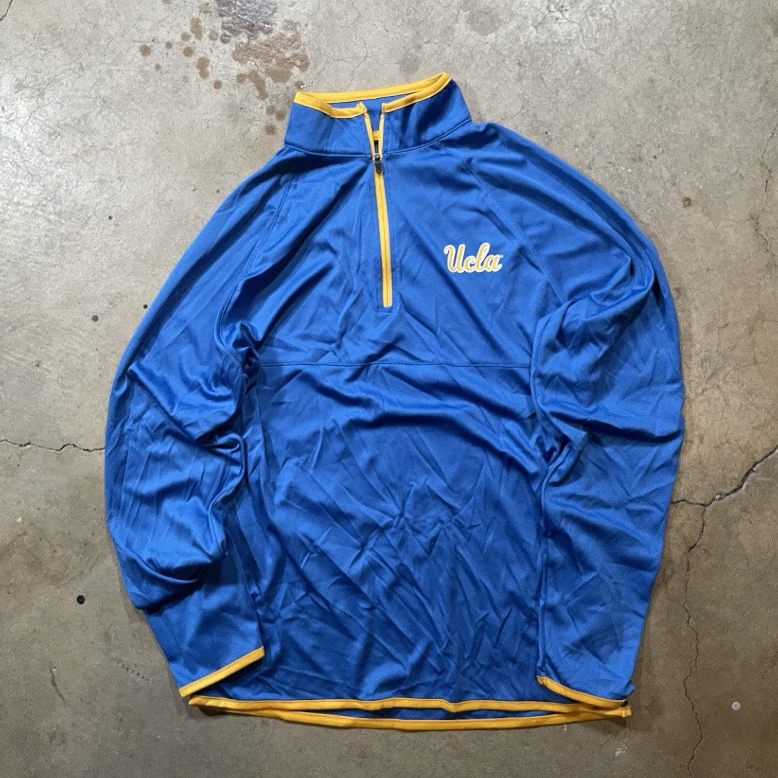 UCLA Sweatshirt Adult S Blue Colosseum Quarter Zip Stretch