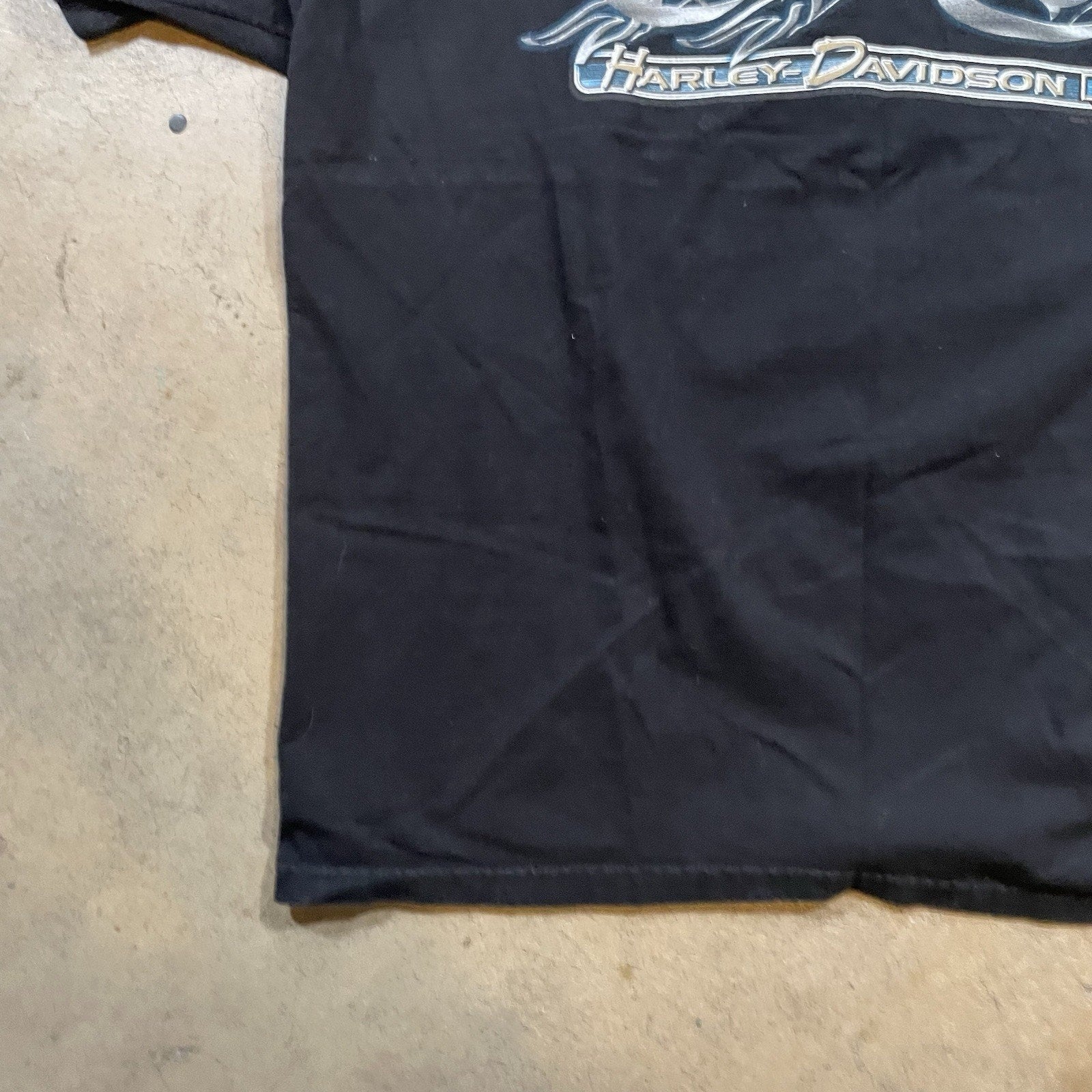 Vintage Harley-Davidson T-Shirt Mens M Black Biker Fort Wayne