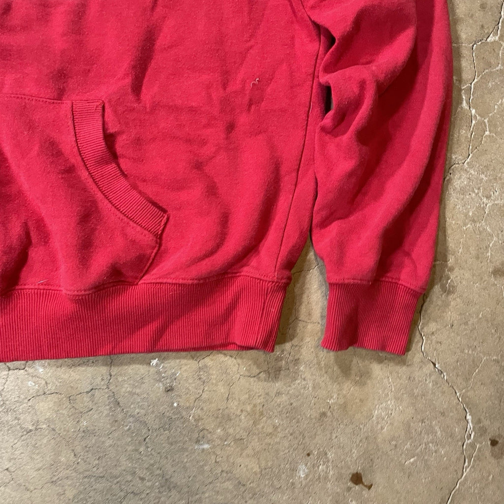 NIU Northern Illinois Huskies Hoodie Red Big Logo Pullover- Large