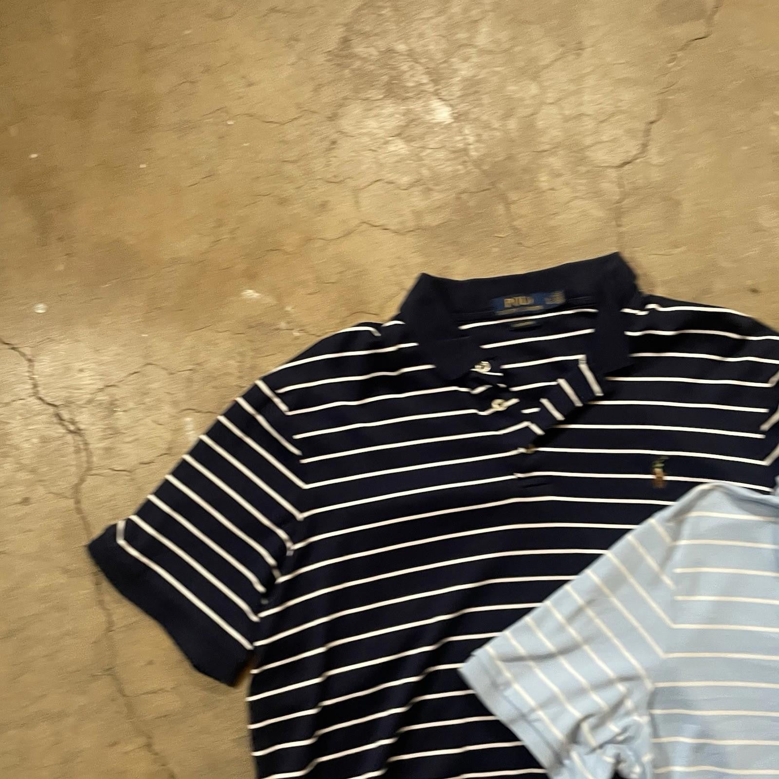 X2 Polo Ralph Lauren Pony Short Polo Shirt Men's Large DUO