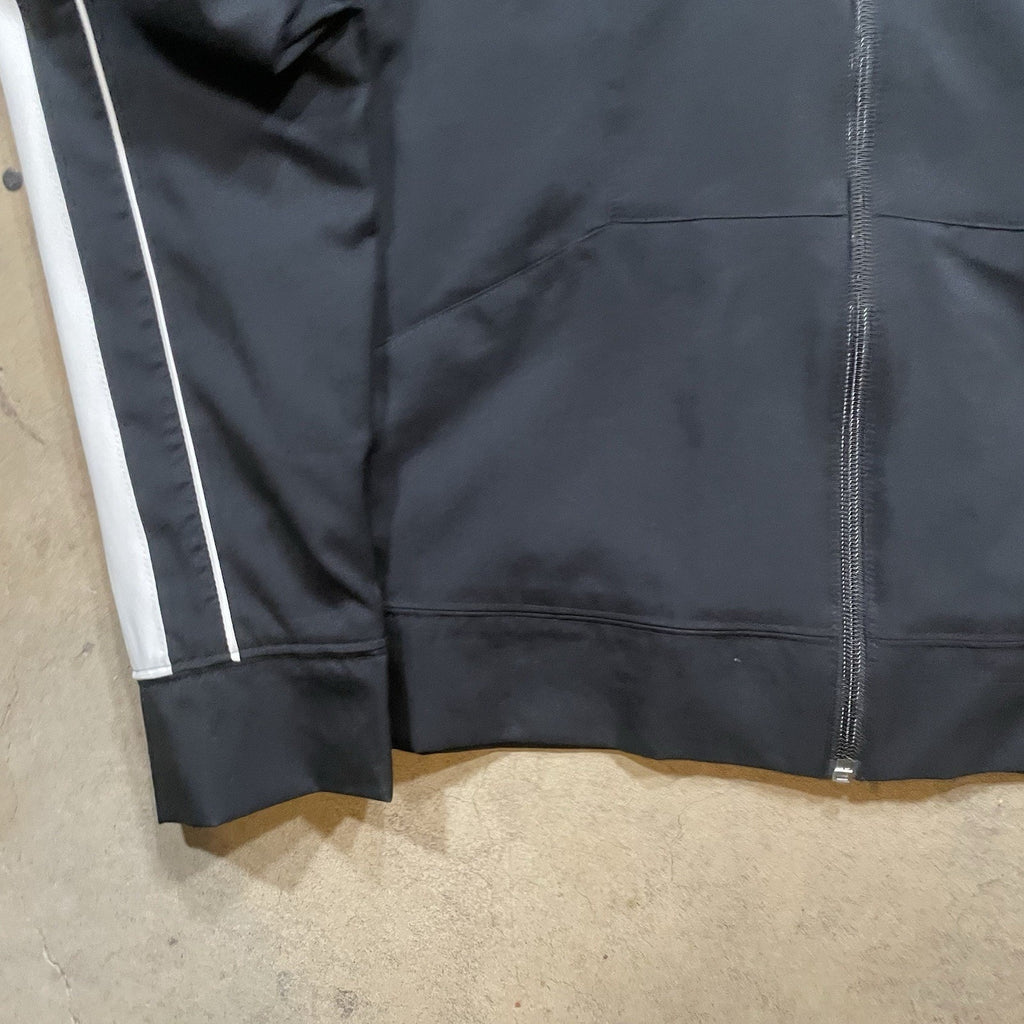 Nike Mens M Long Black Full Zip Athletic Jacket Track Jacket NWT