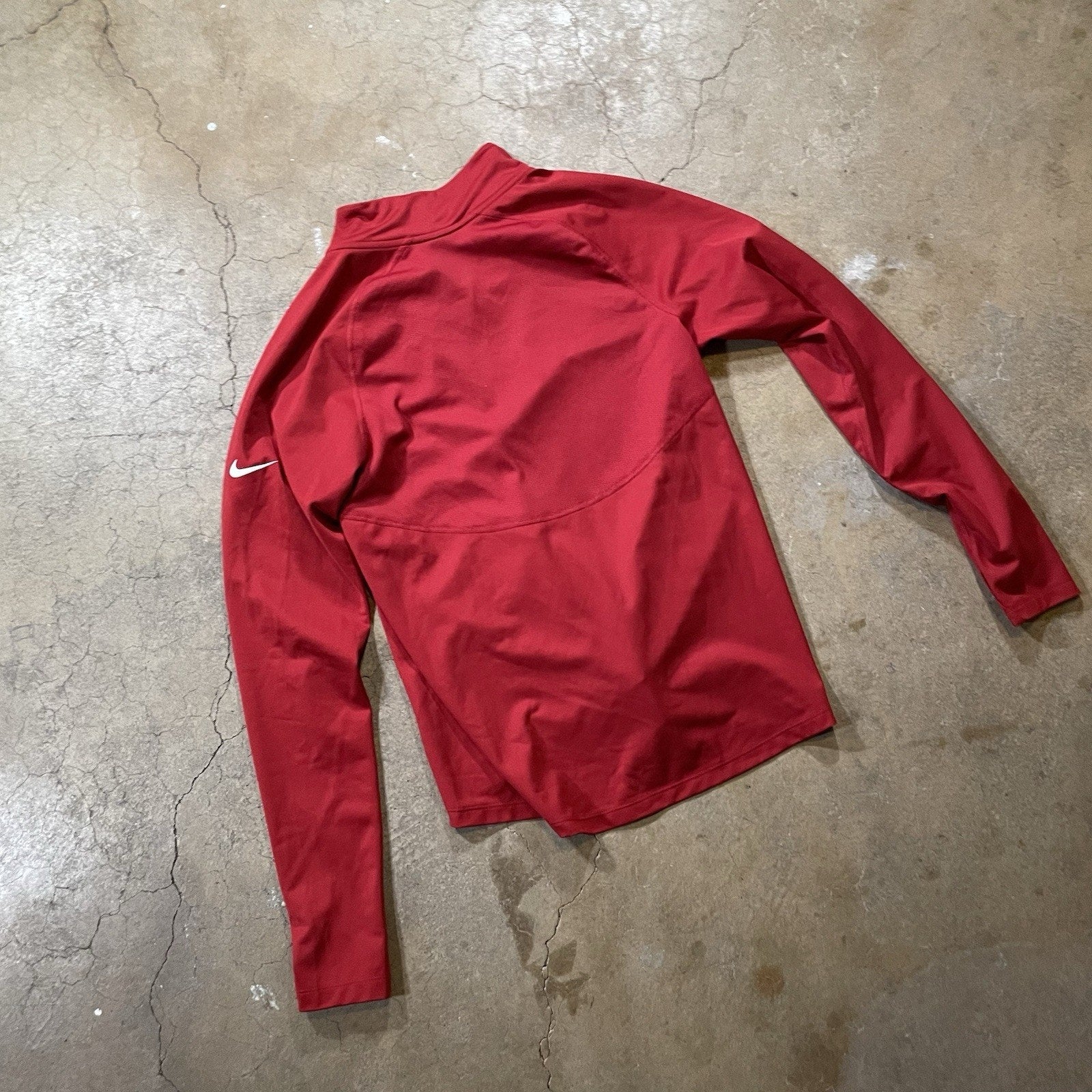 Arizona Cardinals Nike Fleece Mens Large 1/4 Zip Red NFL Pullover