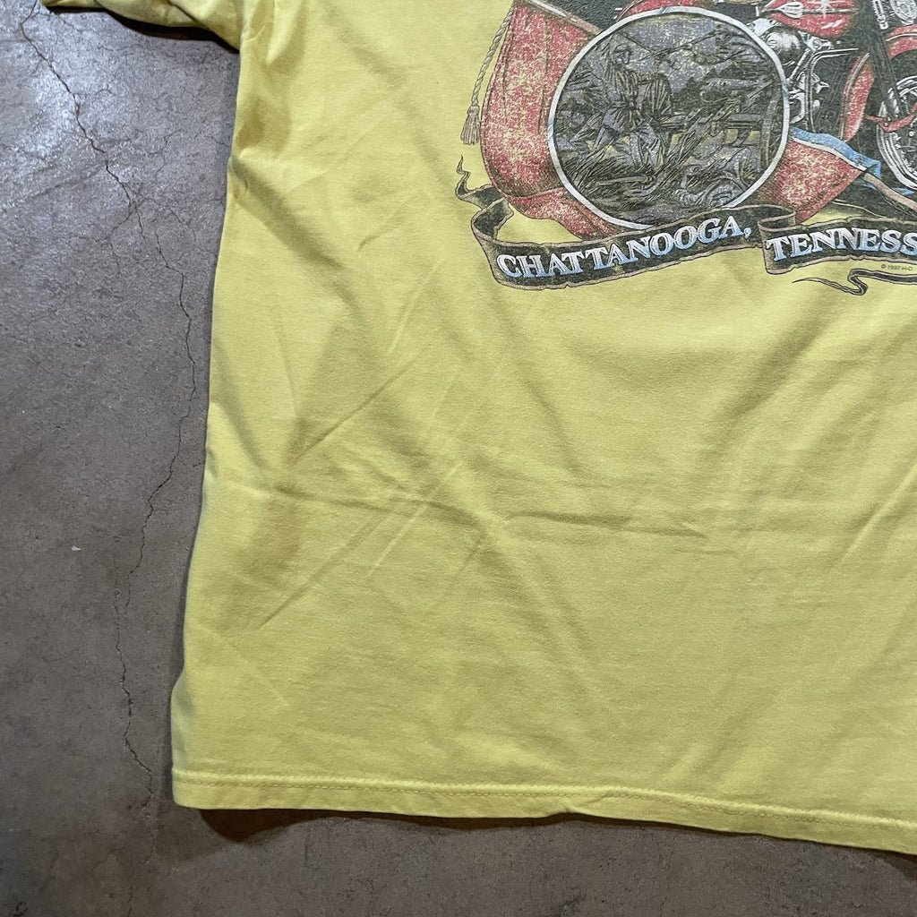 Harley Davidson USA T-Shirt 2XL Biker 2 Sided