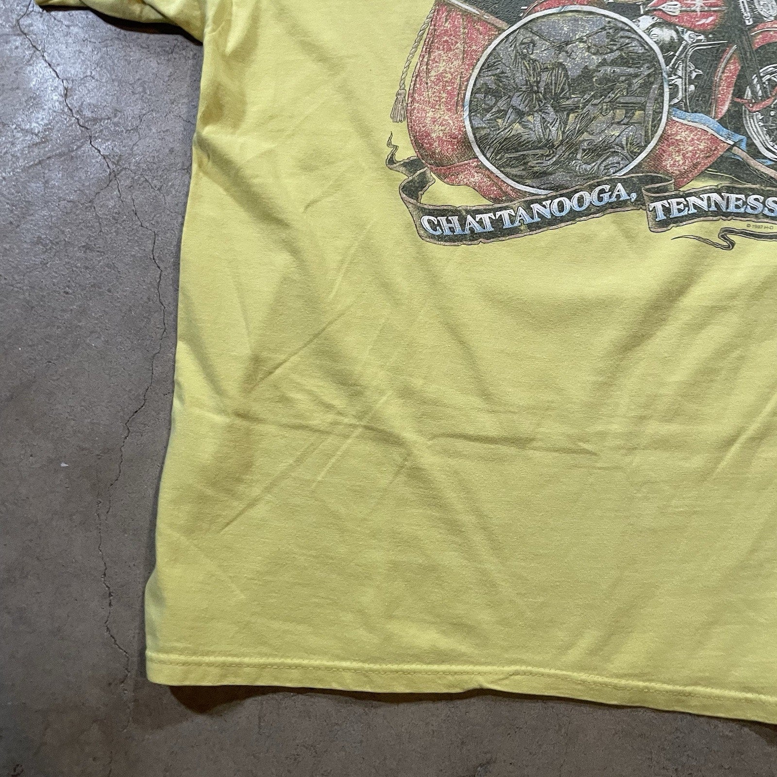 Harley Davidson USA T-Shirt 2XL Biker 2 Sided