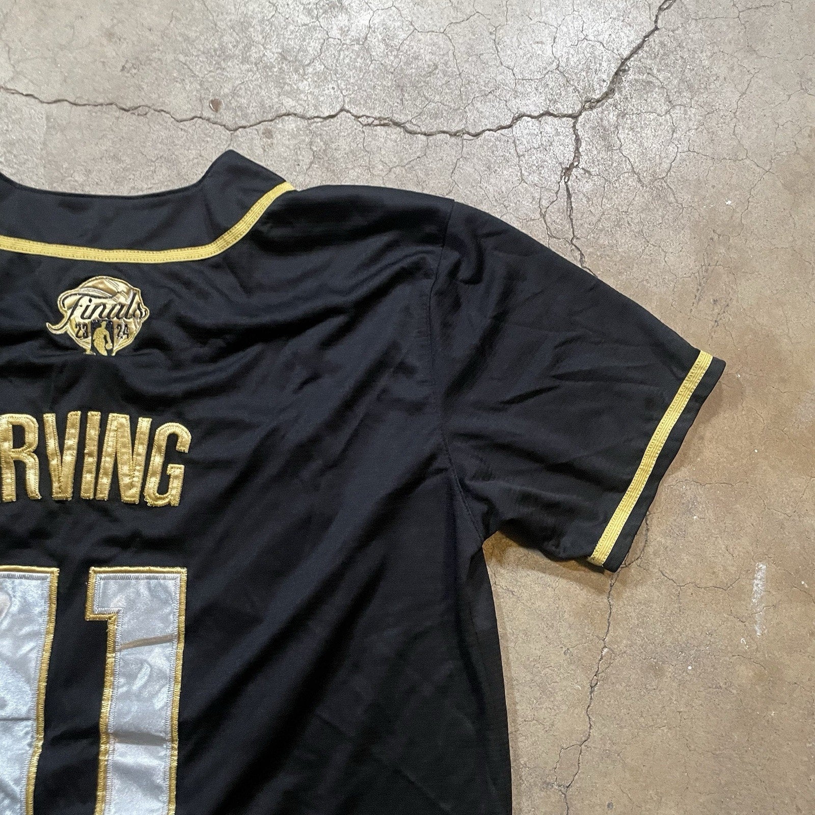 Finals Nike Dallas Mavericks Kyrie Irving Baseball Jersey Men's XXL NBA