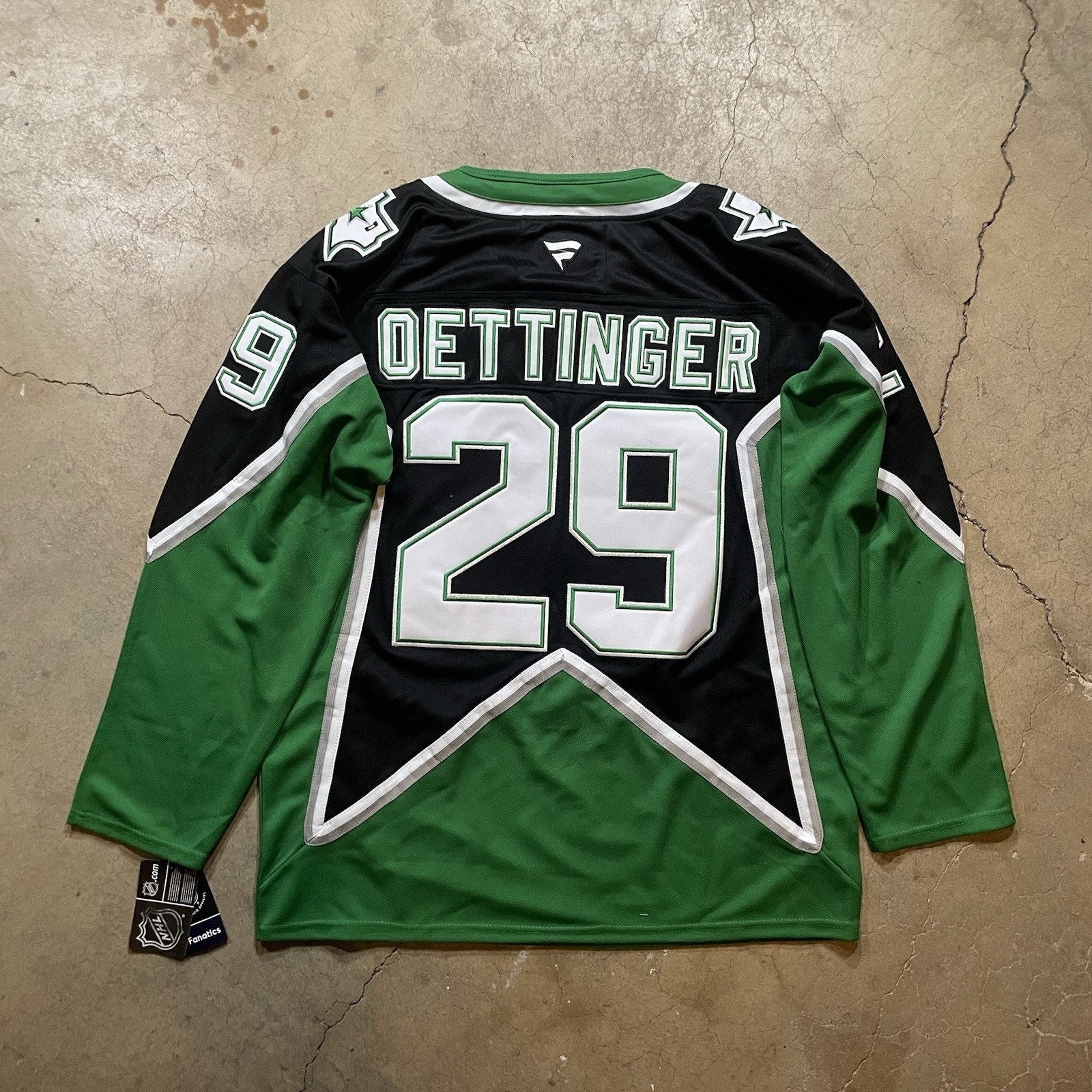 Dallas Stars Jake Oettinger Alternate ‘99 Fanatics Hockey Jersey Size 50 M