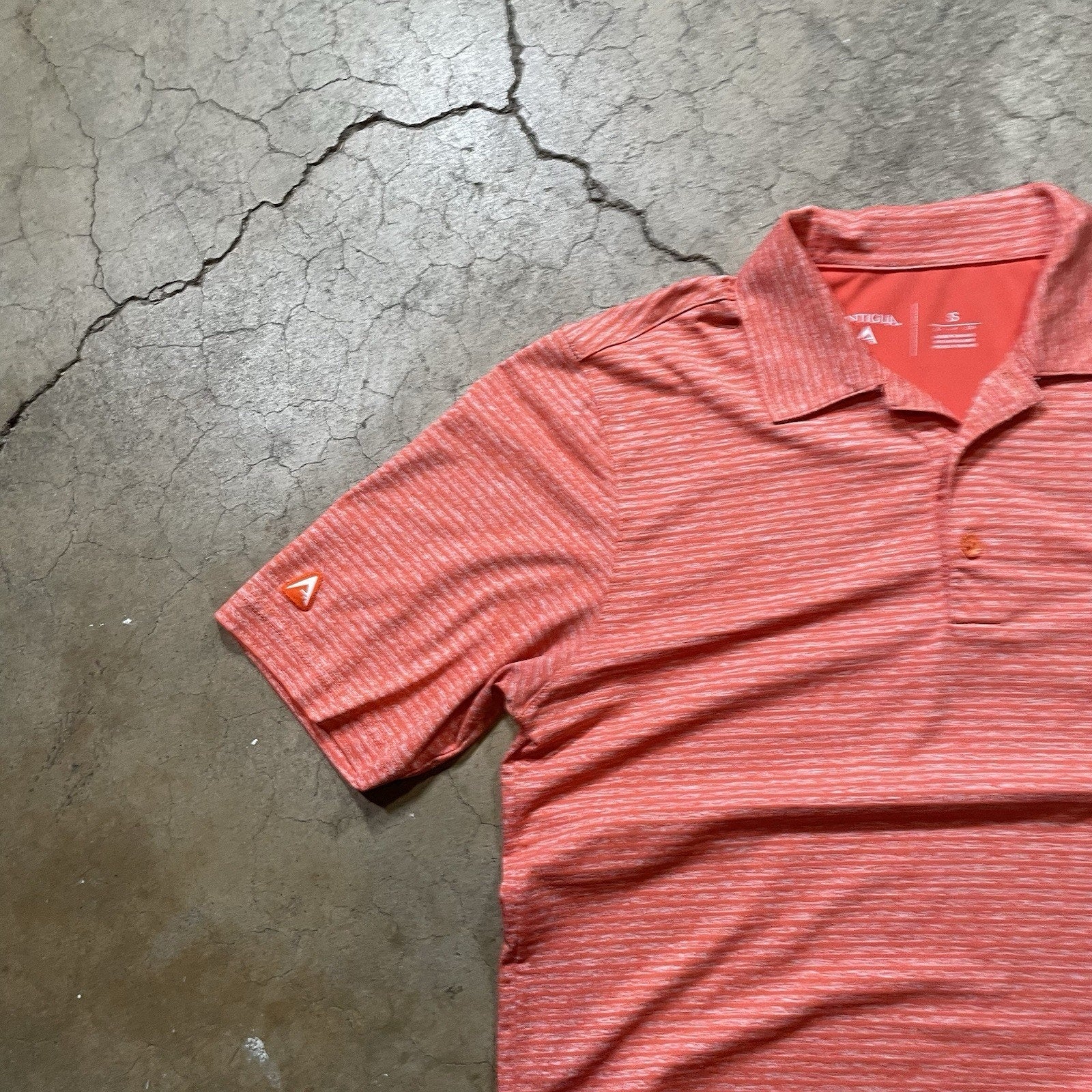 Antigua OSU Polo Shirt NCAA Oklahoma State Dri-Fit Mens S