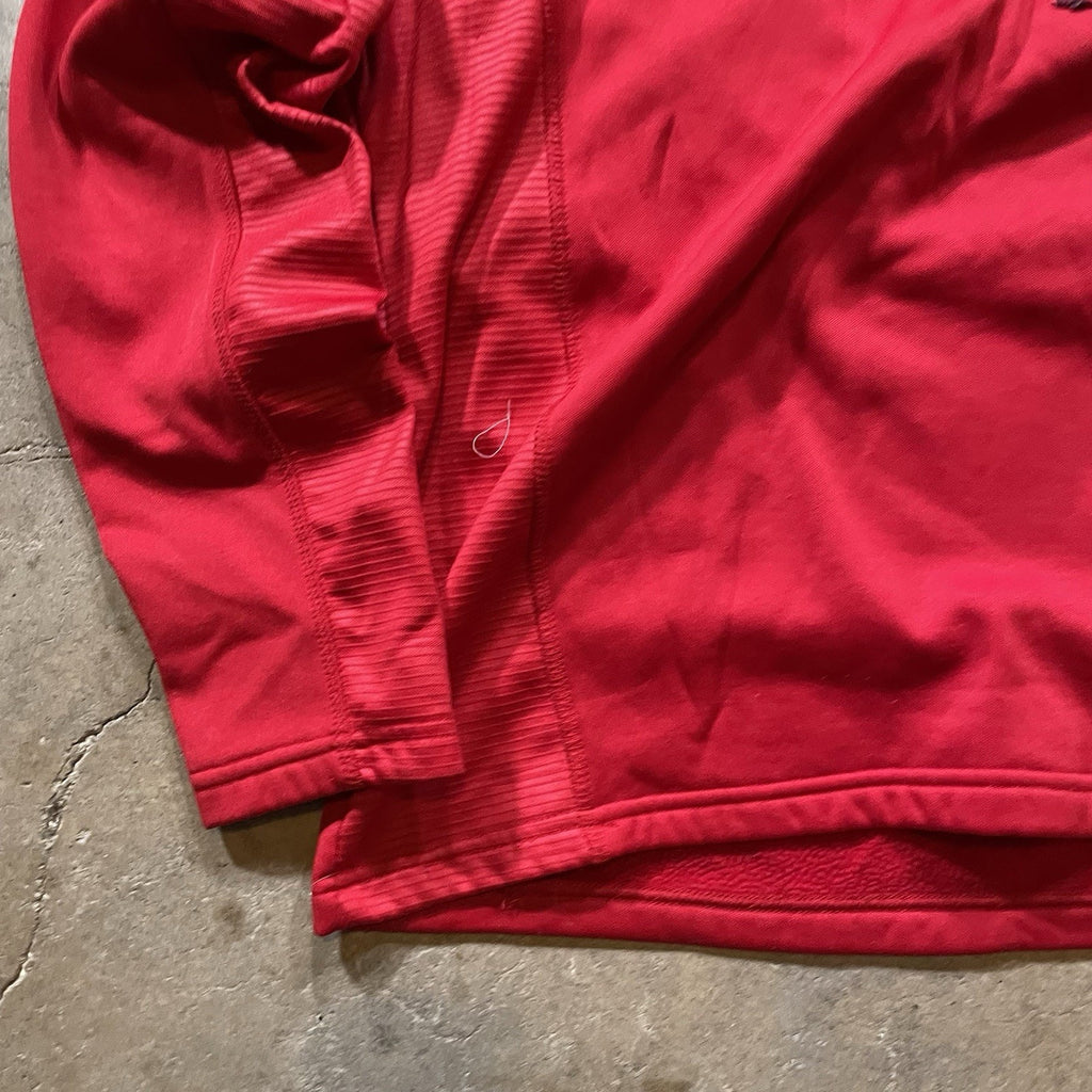 Men's Colosseum Red Arizona Wildcats Small Logo Quarter-Zip