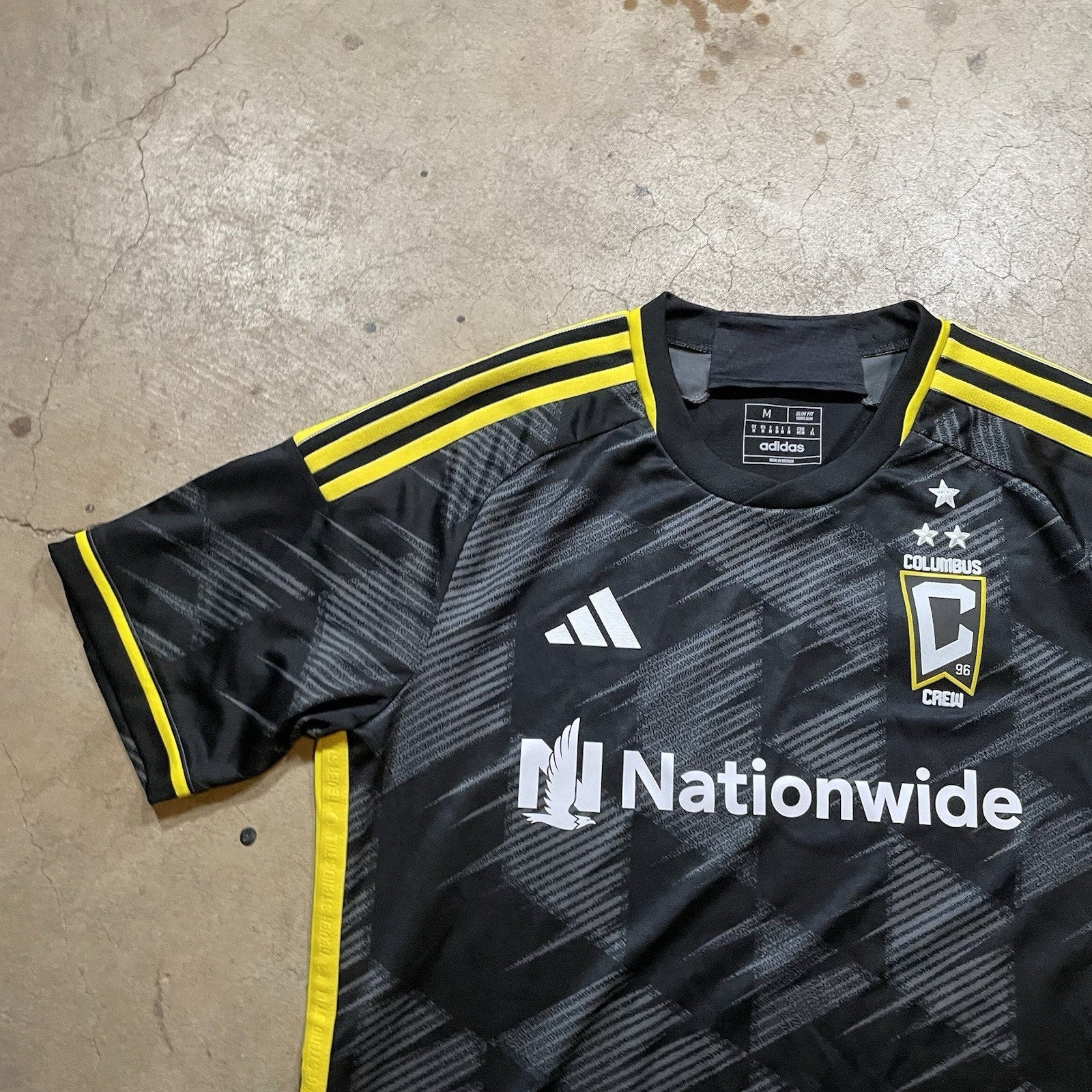 Adidas Authentic Columbus Crew Jersey 23/24 Away Kit JM9239 Men’s Size M