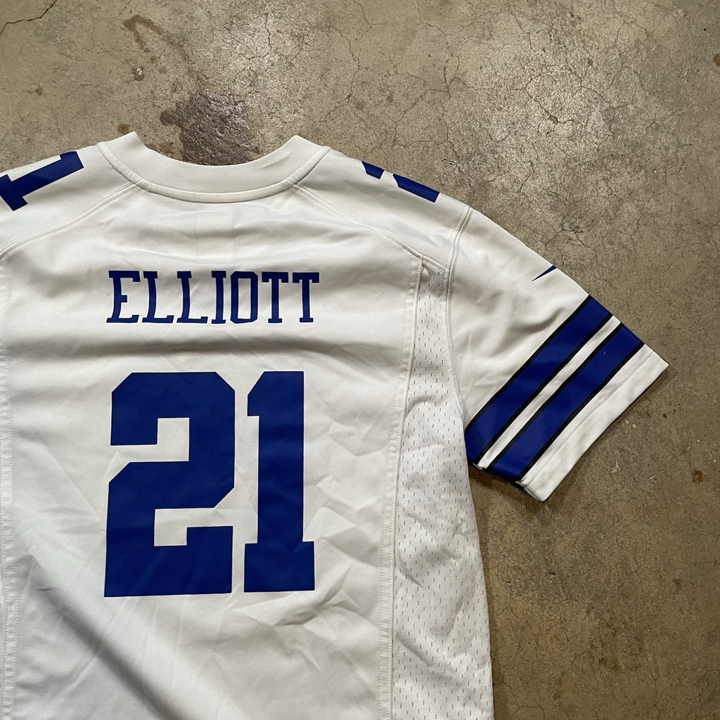 Dallas Cowboys Ezekiel Elliott Nike On Field NFL #21 Sewn Jersey L
