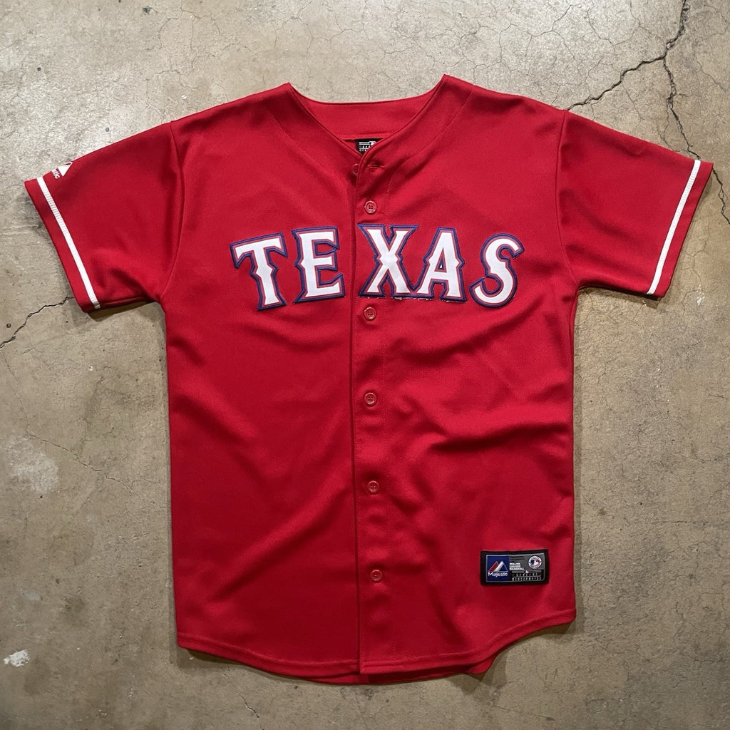 Texas Ranger Jersey Fielder #84 Red and blue XL Jersey