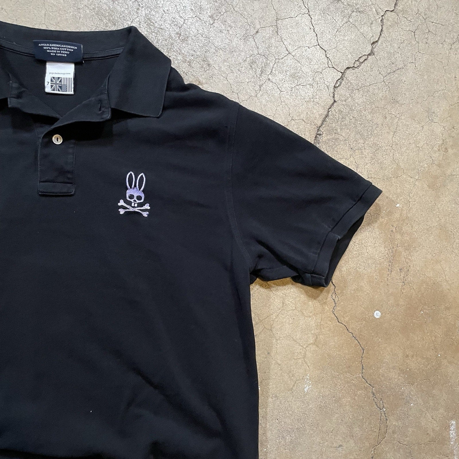 Psycho Bunny Men's Polo Shirt Extra Large Size 7