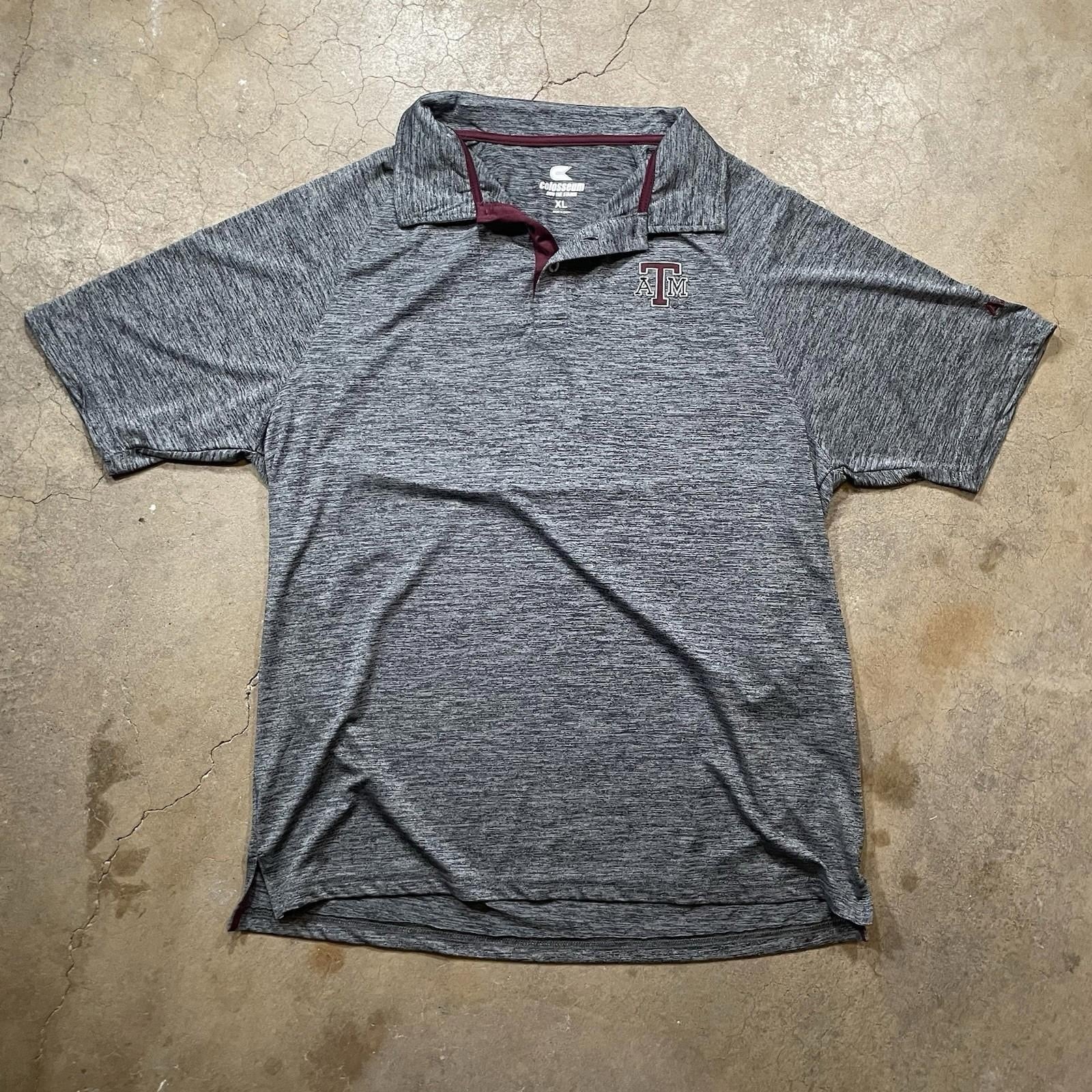 Colosseum Own The Stands Polo Texas A&M Short Sleeve