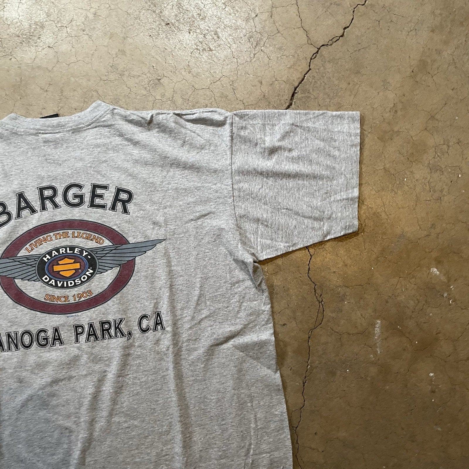 Vintage Harley Davidson Motorcycles T Shirt Size 2XL Ohio