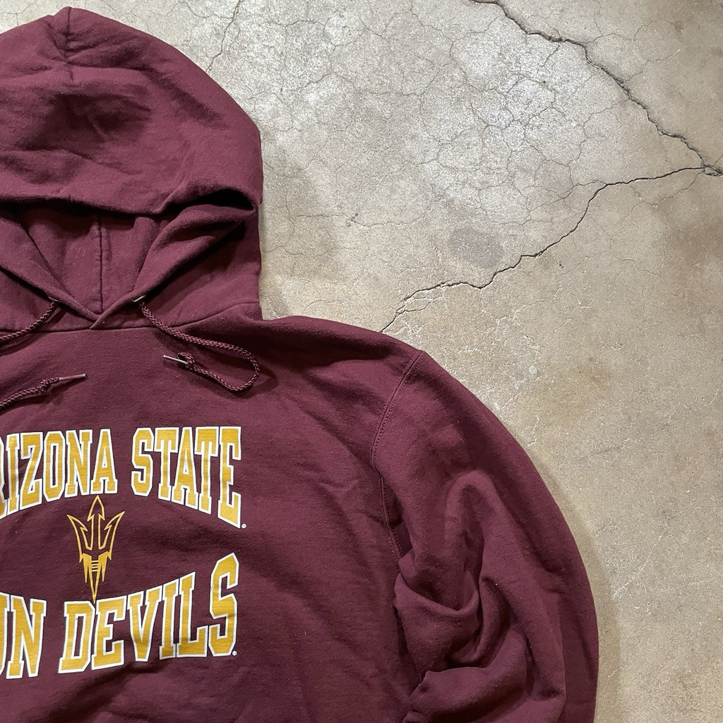 ASU Hoodie Men’s M Champion Maroon Pullover Sweatshirt