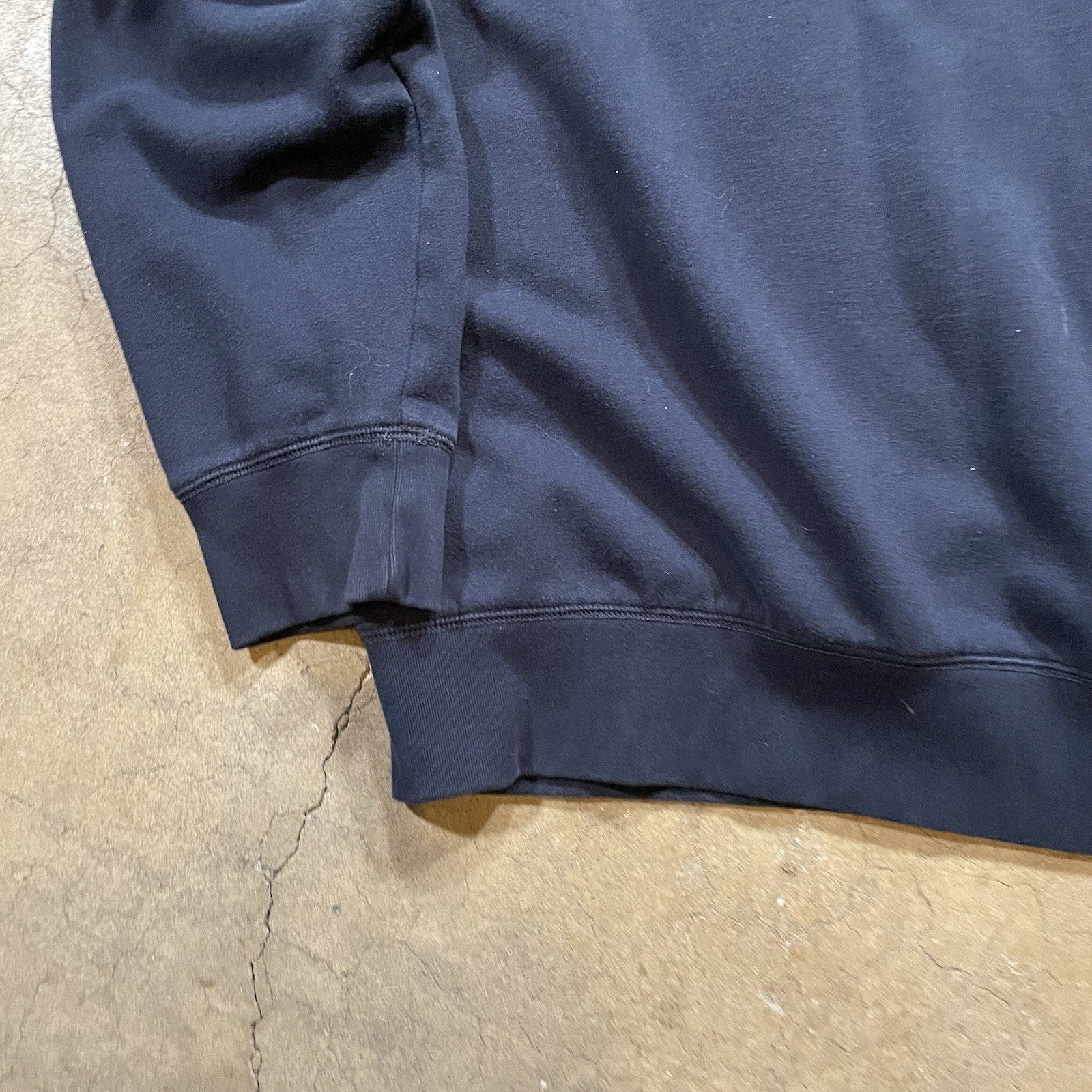 Nautica Quarter Zip Sport Sweater Men's Long Sleeve Blue M