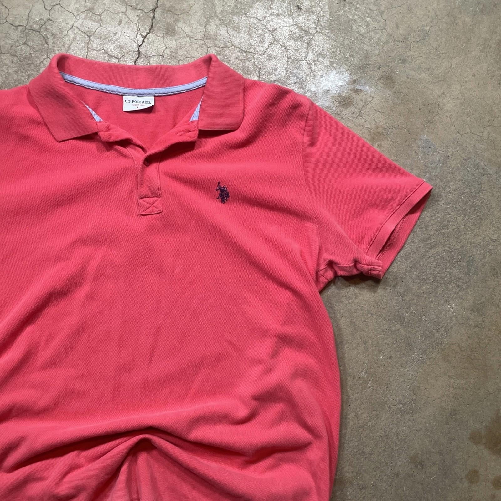 Polo Ralph Lauren Pink Short Sleeve Polo Shirt Men's Large