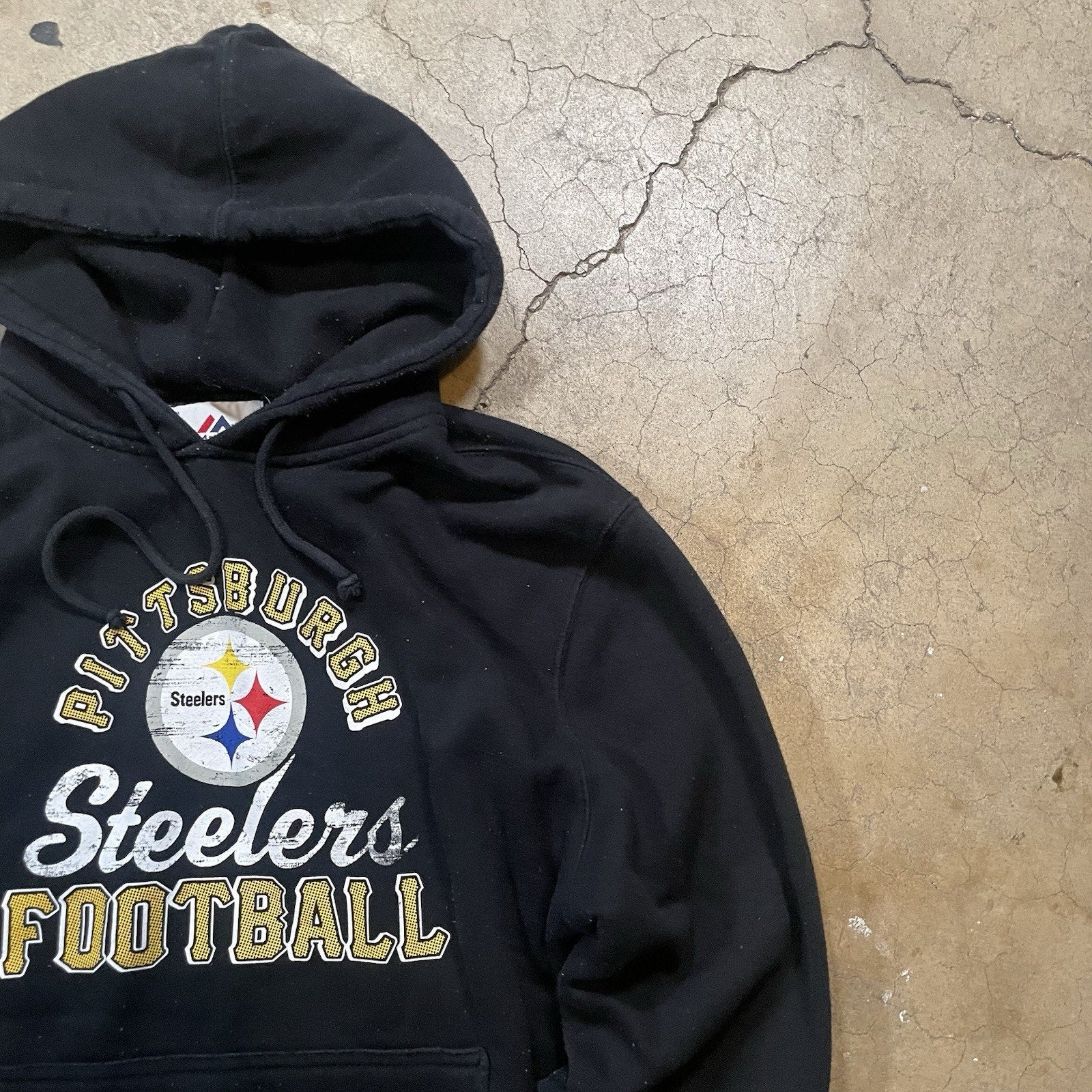 New Pittsburgh Steelers Football Womens Size XL XLarge Black Hoodie