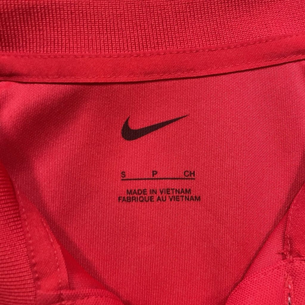 Boston Redsox Shirt Mens S MLB Baseball Polo Nike Dri-fit red