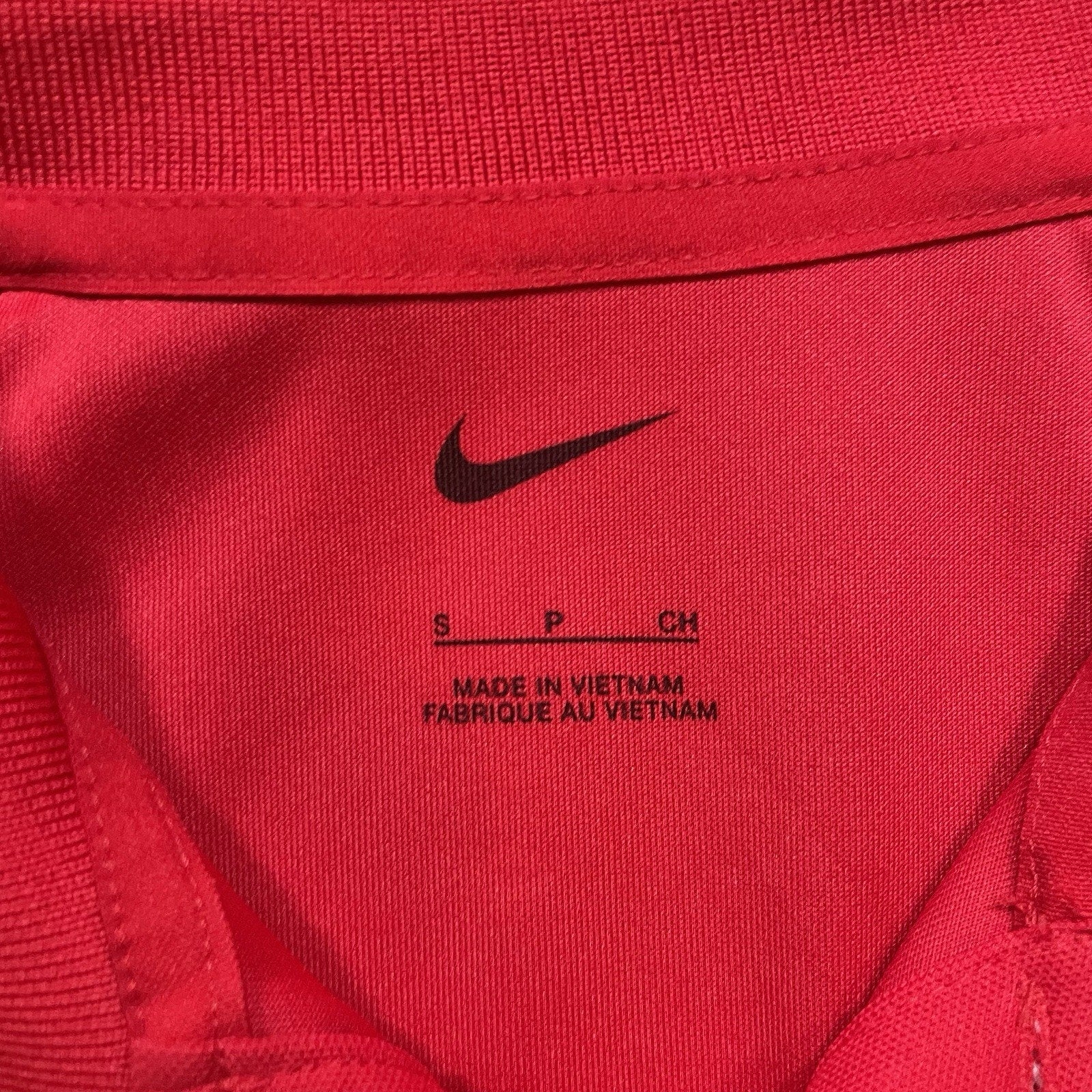 Boston Redsox Shirt Mens S MLB Baseball Polo Nike Dri-fit red