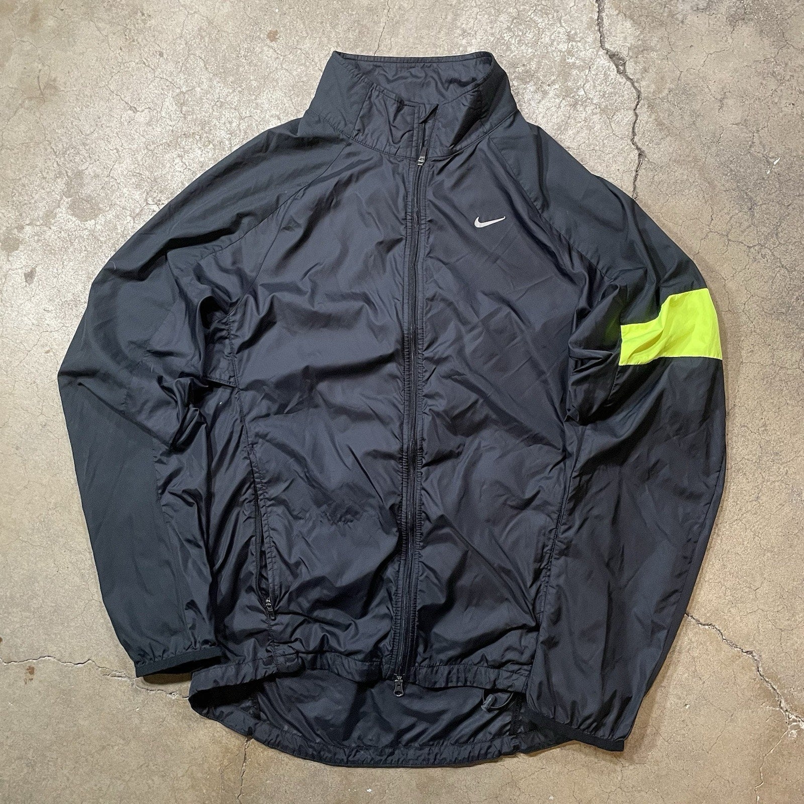Nike Impossibly Light Running Jacket Unisex S Full Zip Black