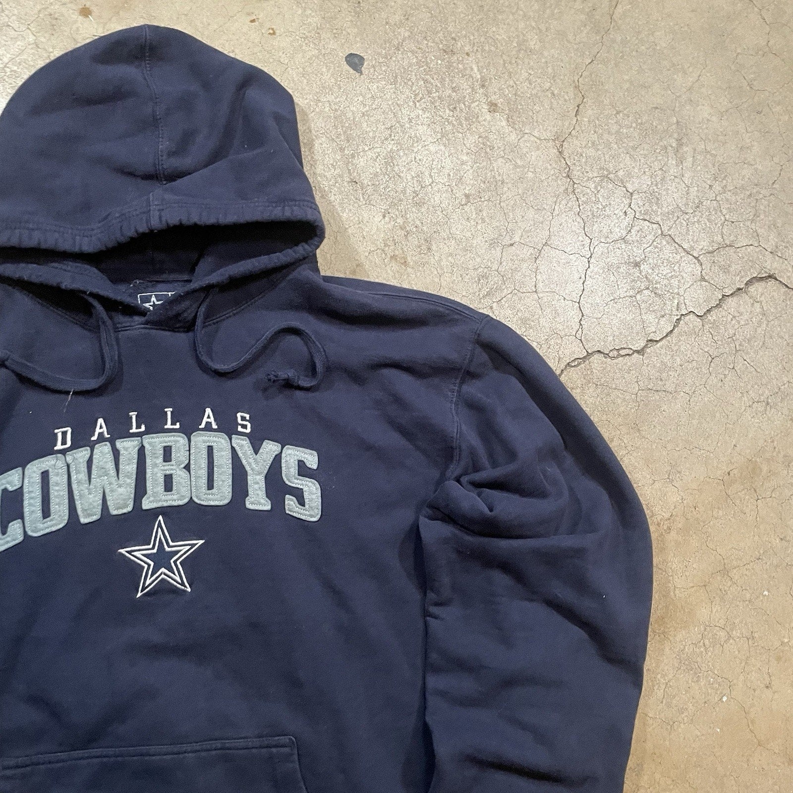 Dallas Cowboys NFL Team Apparel Pullover Hoodie Large Embroidered 2XL