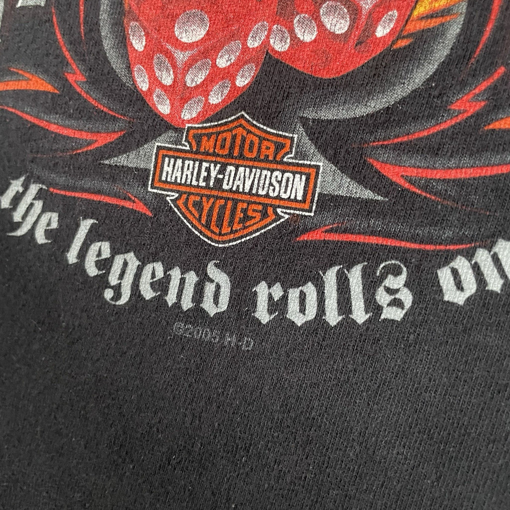 Y2K 2005 Harley Davidson Dice Double Sided Shirt Men’s Size XL