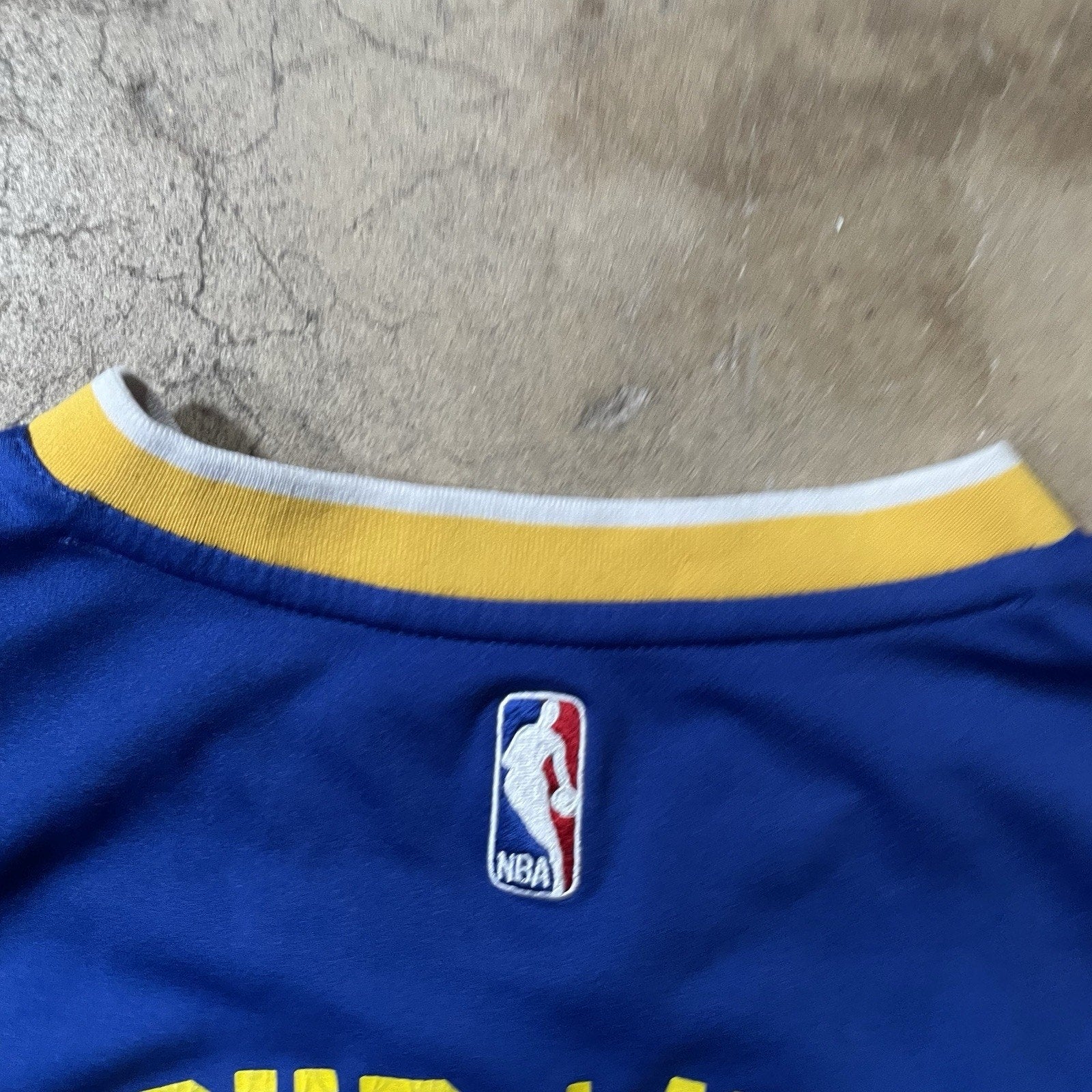 Adidas Golden State Warriors Jersey Large Blue NBA #35 Kevin Durant Boys